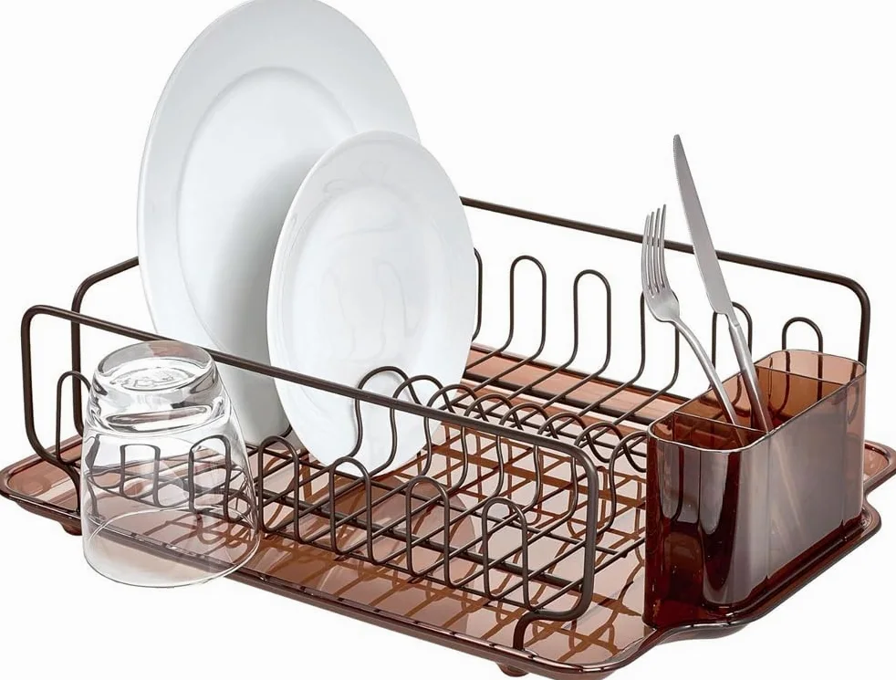 iDesign 68982EU Forma Lupe Égouttoir 2 Ambre/Bronze