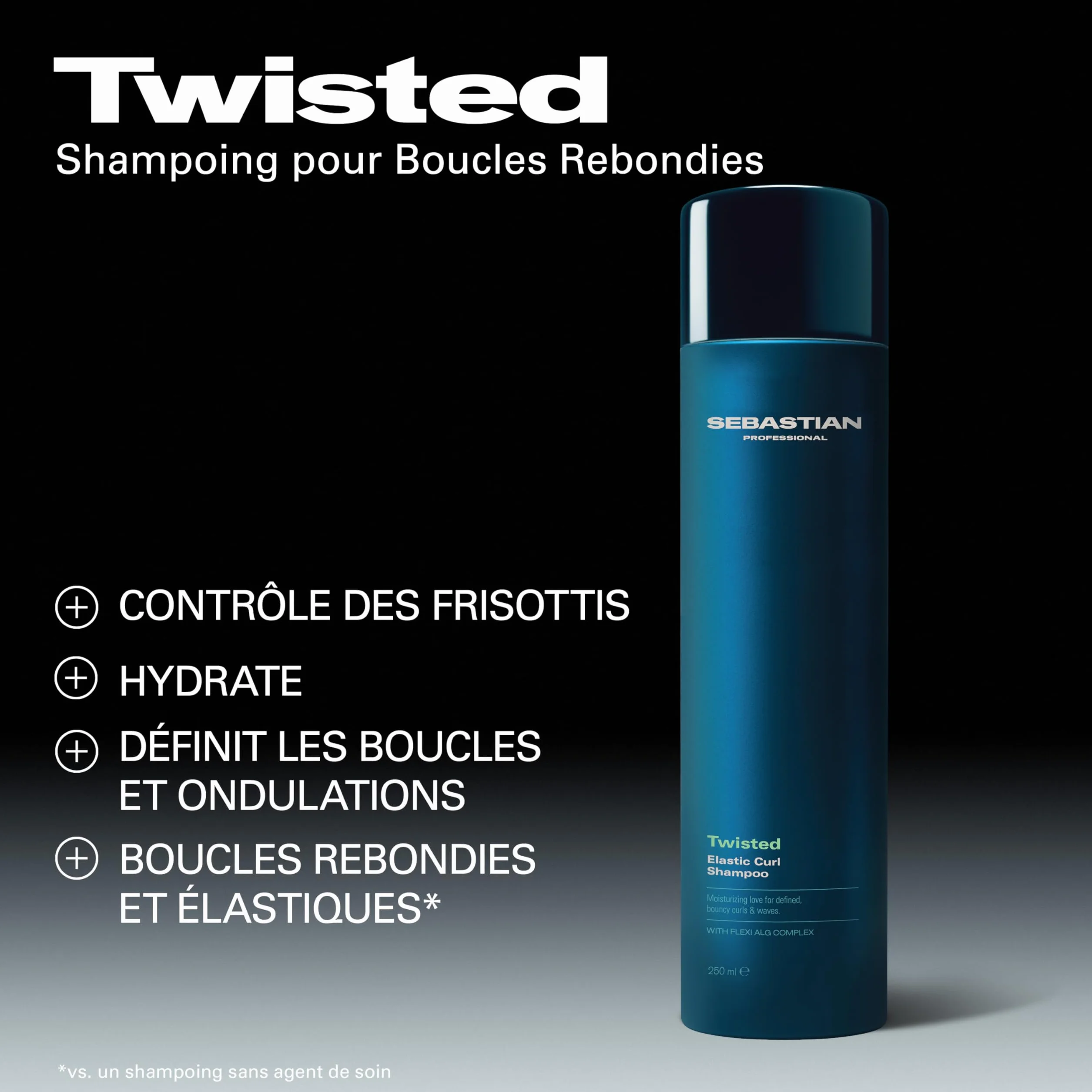 Sebastian Professional Twisted Shampoing cheveux bouclés rebondis professionnel 250 ml
