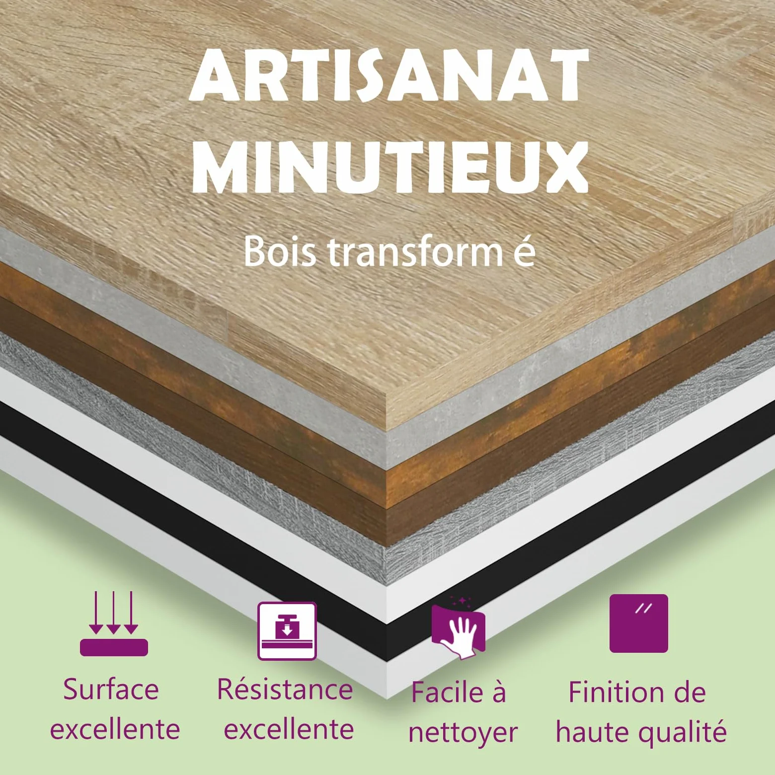 vidaXL Armoire de tête de lit Gris béton 120x19x103,5 cm