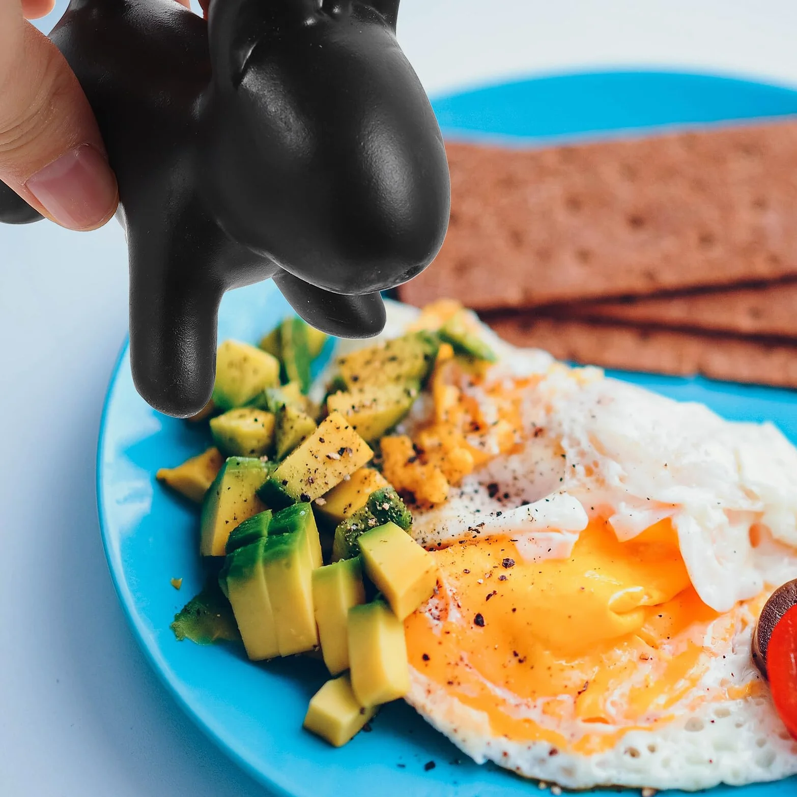 Salières et Poivrières en Céramique Forme Chien Blanc pour Rangement Épices Cuisine