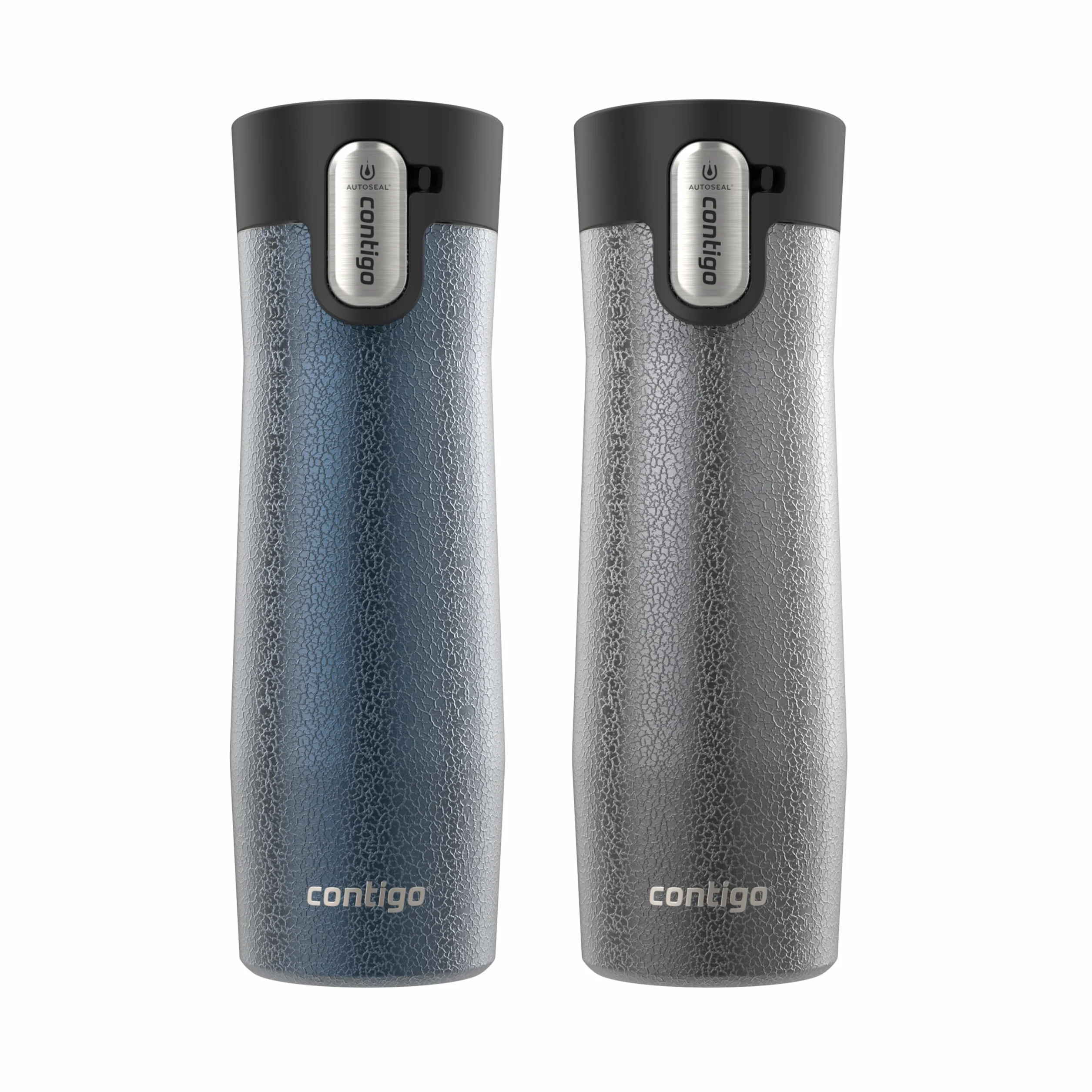 Contigo® Autoseal West Loop Tasse de voyage isotherme en acier inoxydable avec couvercle facile à nettoyer, 591 ml
