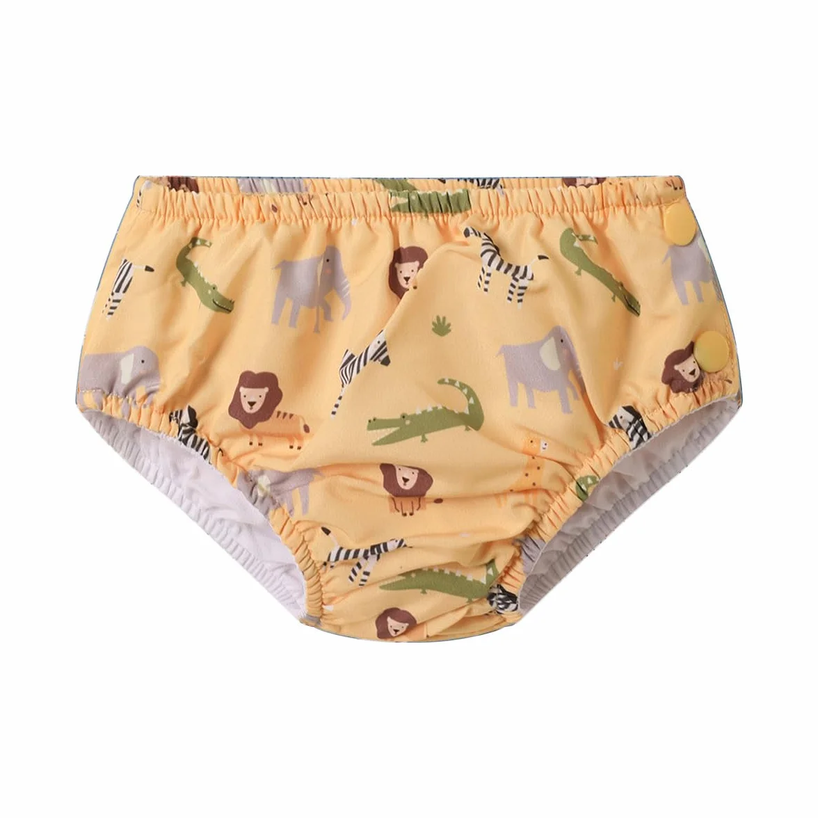 Couche de Bain Réutilisable UPF 50+ Séchage Rapide Motifs Colorés Wild Animals 6-12 Mois