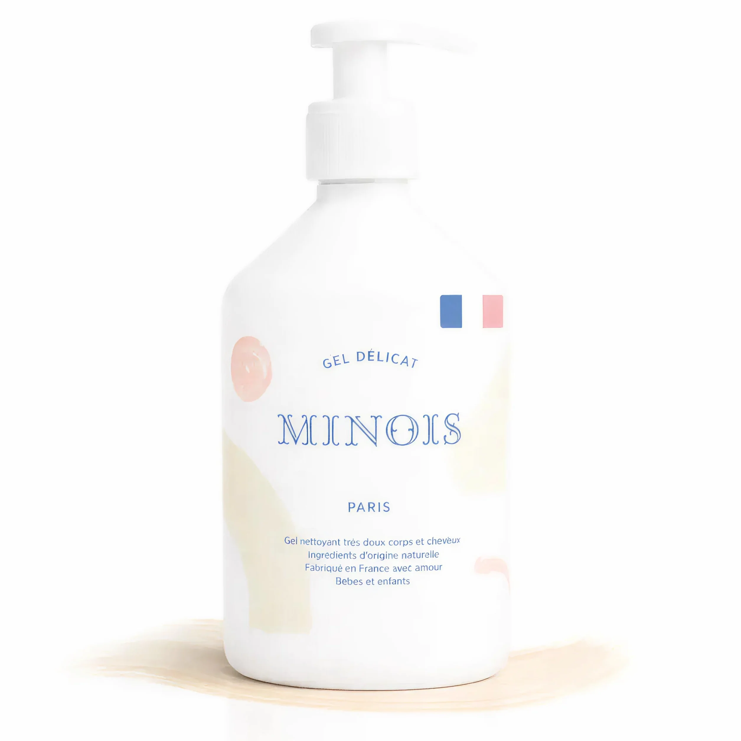 Minois Paris Gel Lavant Délicat Bébé Corps & Cheveux 500ML Sans Parabènes Sulfates