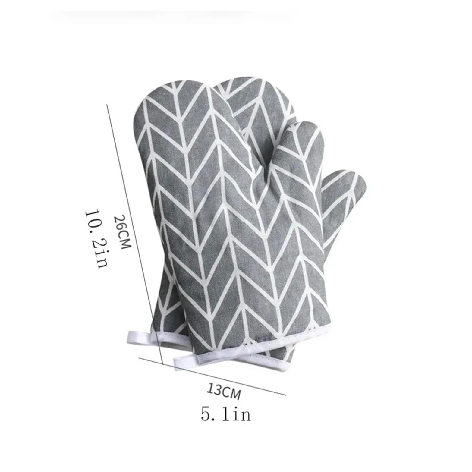 MRKU Gants de Cuisine isolants pour Four (Lot de 2), résistants à la Chaleur et compatibles Micro-Ondes, avec Grille épaisse.