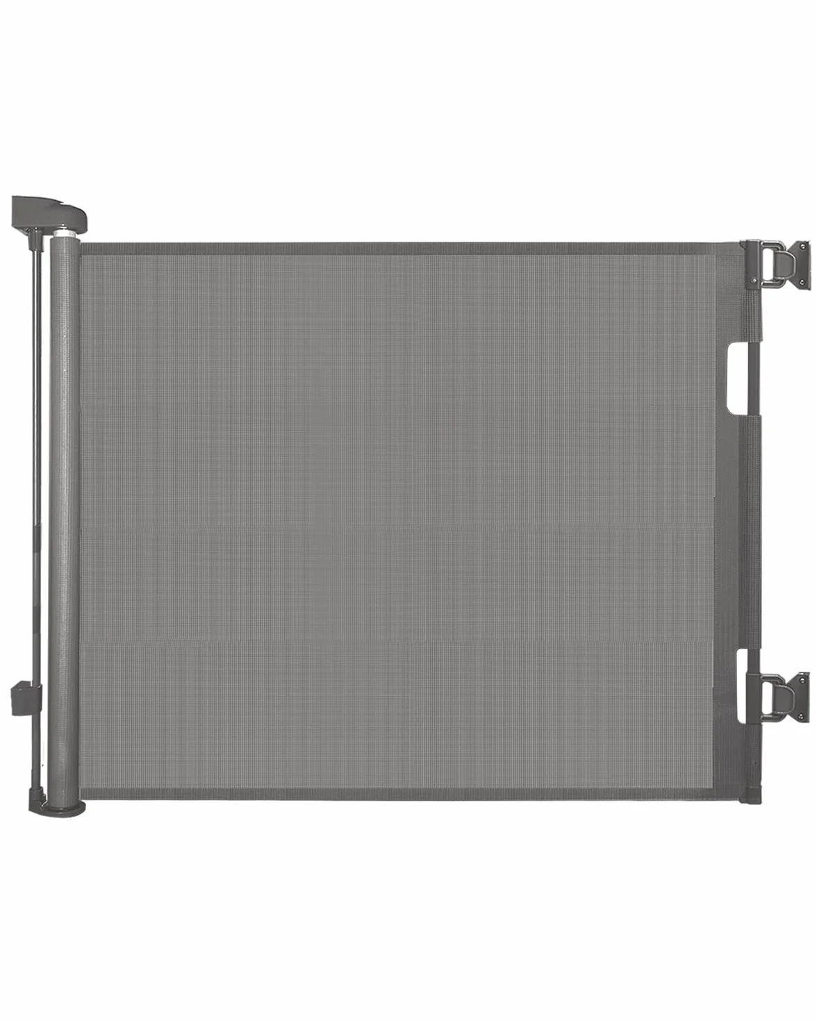 Barrière de Sécurité Rétractable Bébé Animaux 0-140cm Escaliers Couloirs Gris