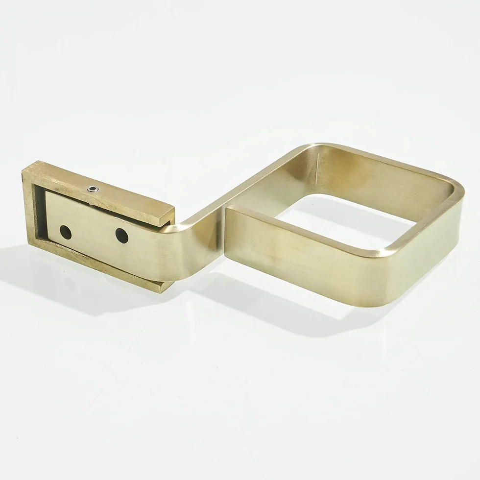Porte Brosse à Dents Fixation Murale en Acier Inoxydable Or Brossé, Doré pour Salle de Bain