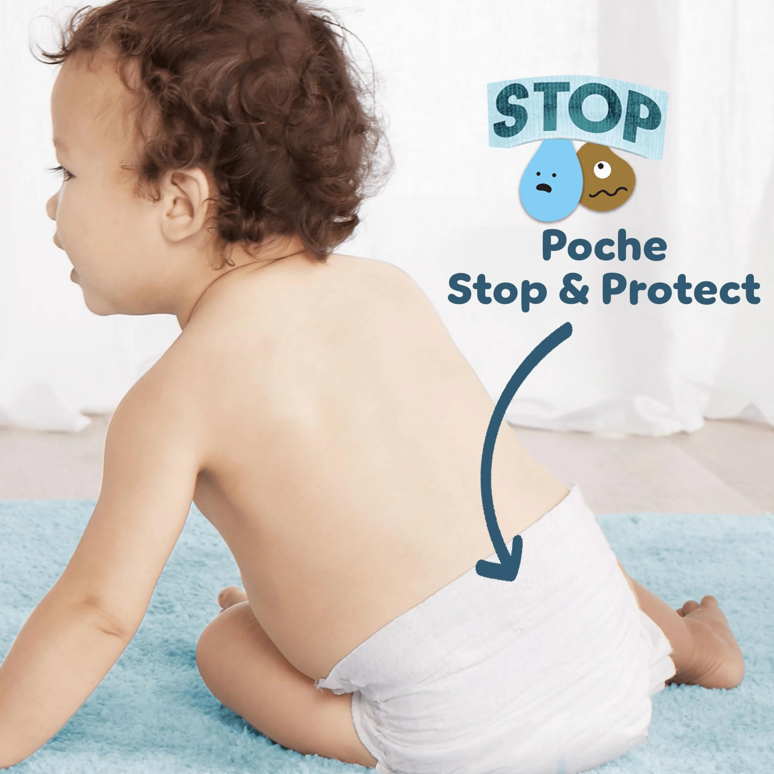Pampers Premium Protection Taille 4, 92 Langes, 9kg-14kg
