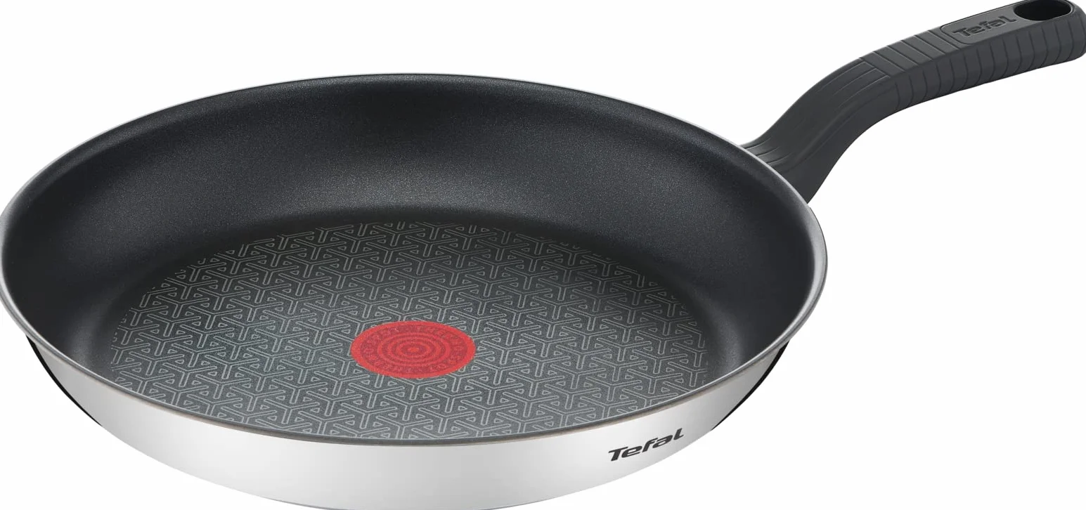Tefal Comfort Max Poêle 26 cm Induction Revêtement antiadhésif Acier inoxydable Thermo-Spot
