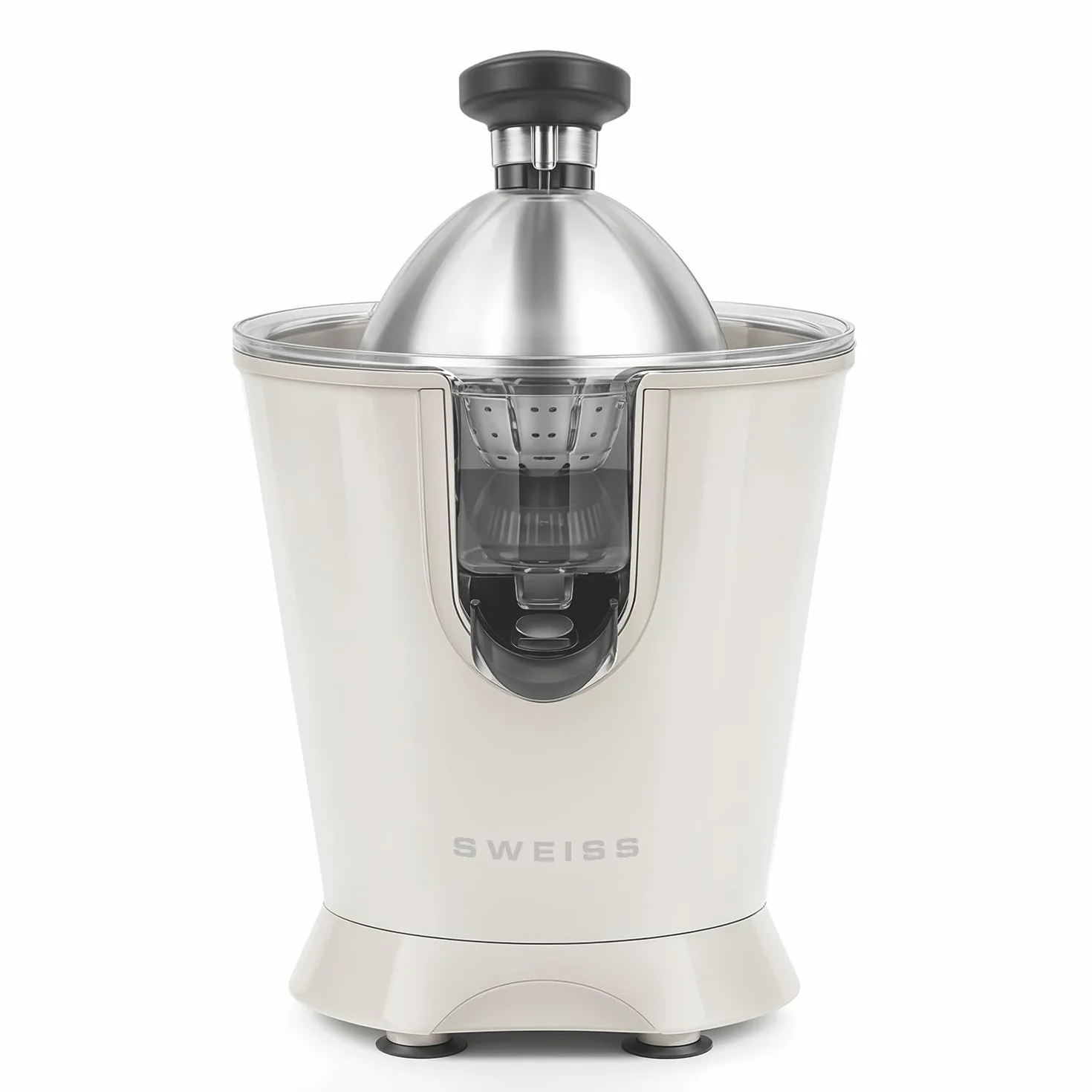 SWEISS Presse-agrumes électrique professionnel ZEST8 160W Bec verseur anti-gouttes Compatible lave-vaisselle