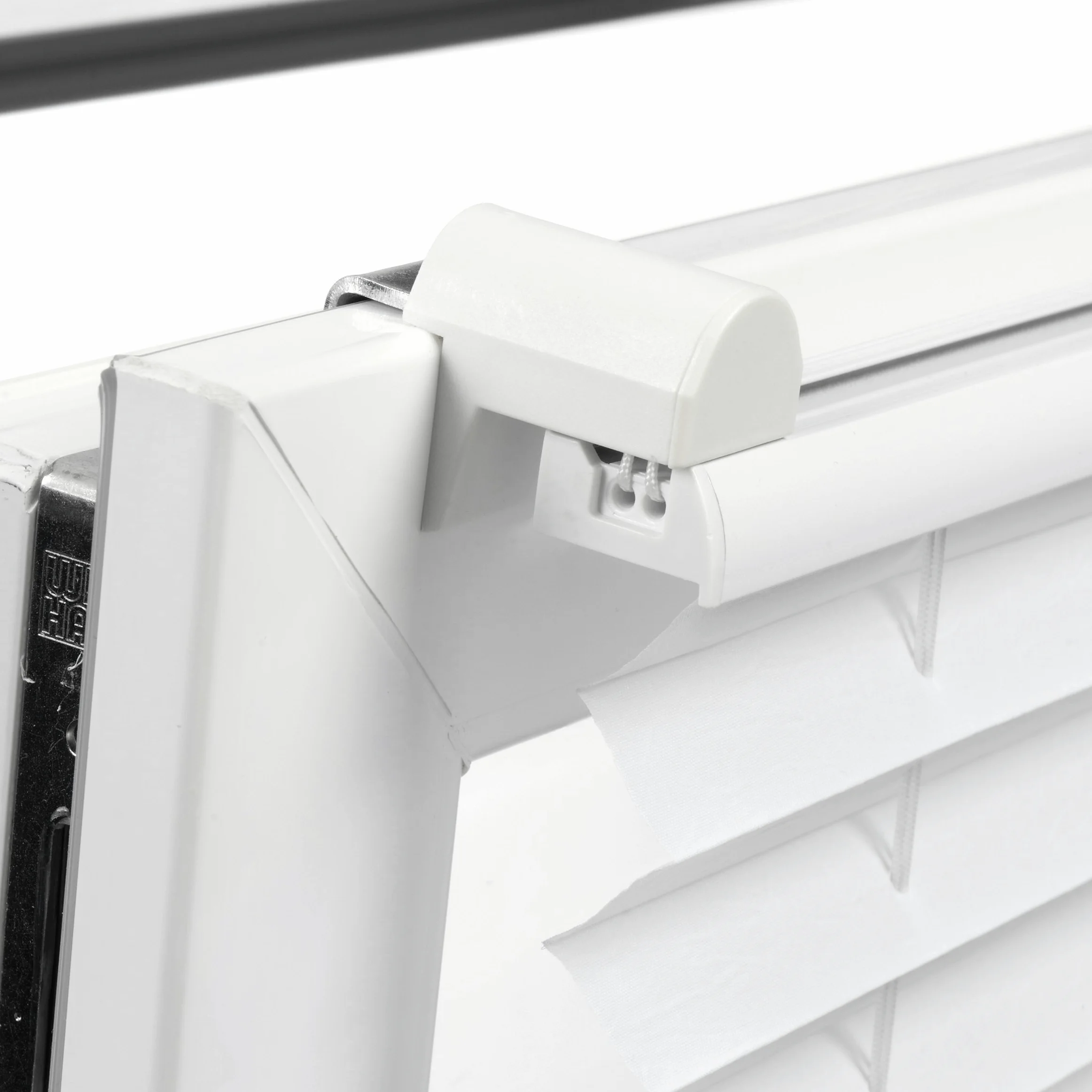Gardinia Store Plissé à Clipser, Opaque, Kit de Montage Inclus, Store Plissé à 2 Rails EASYFIX, Blanc, 90 x 210 cm (BxH)