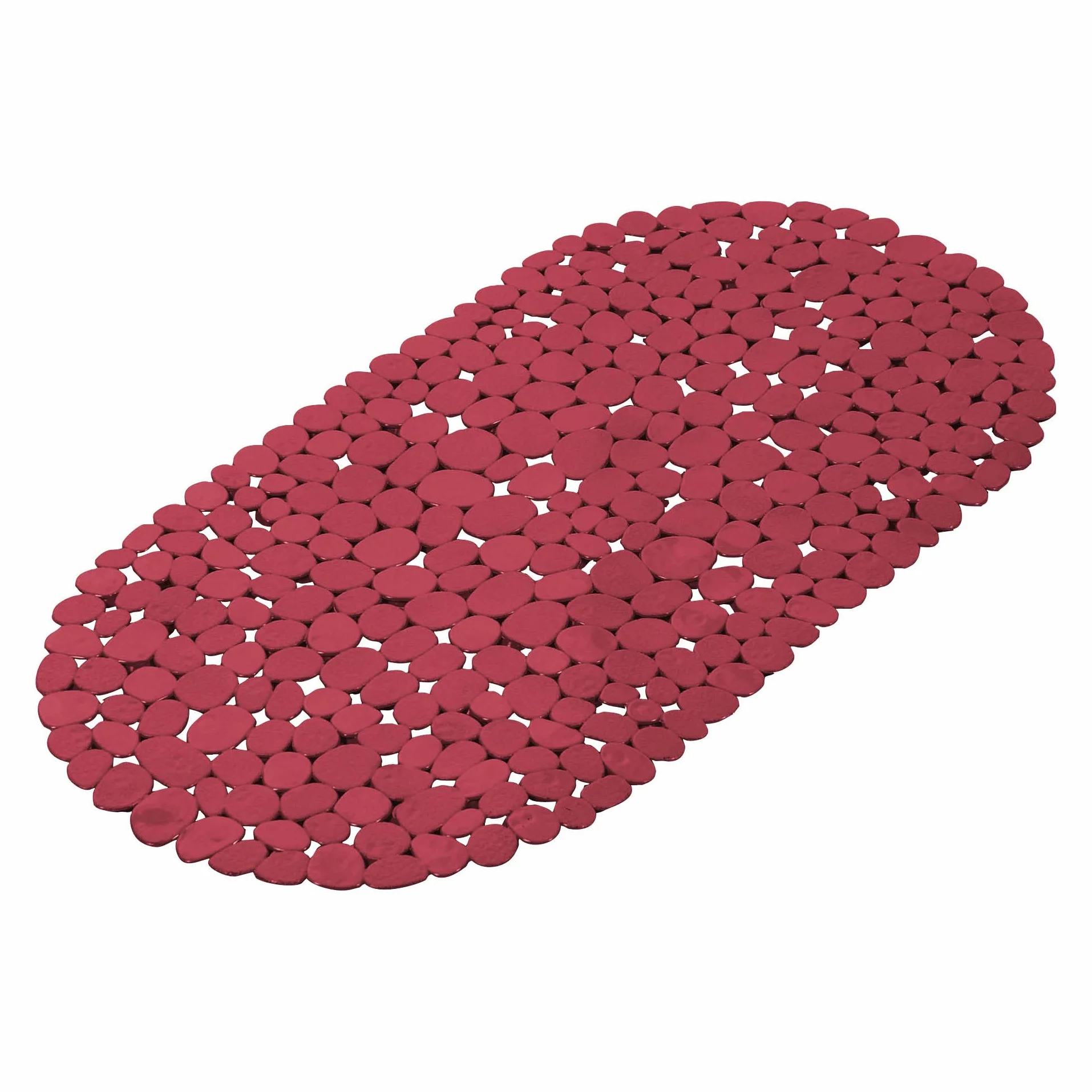 Fond de Baignoire PVC Uni 36 x 69 cm Vitamine Sdb Framboise