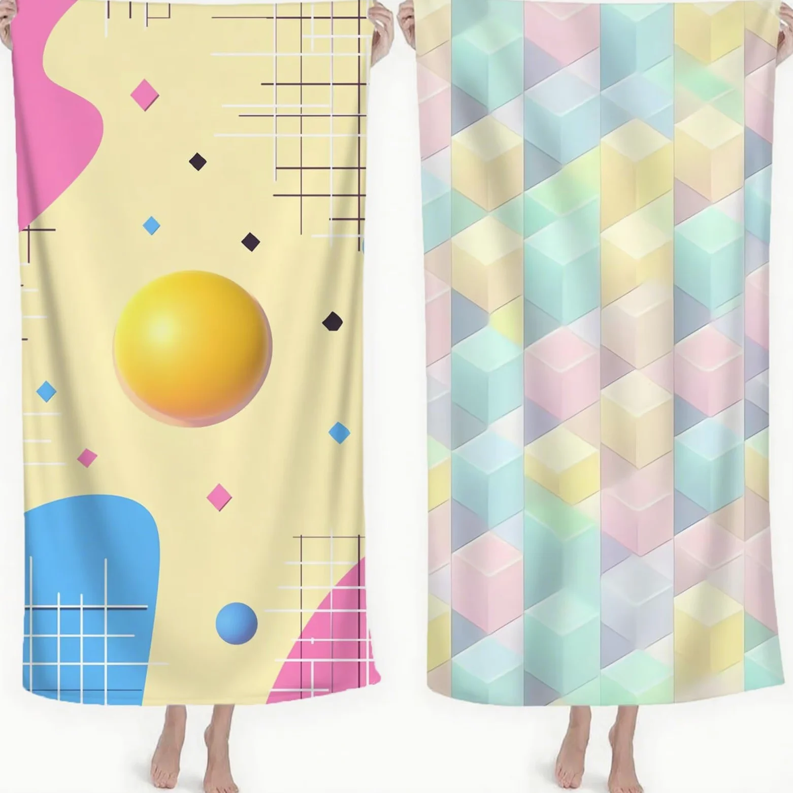Serviette de Plage XXL 220x100 cm Anti Sable et Séchage Rapide Microfibre Drap de Plage Serviette de Bain Grande Taille Drap de Bain pour Homme Femme Voyages Natation Camping Pique Nique Beige S-651