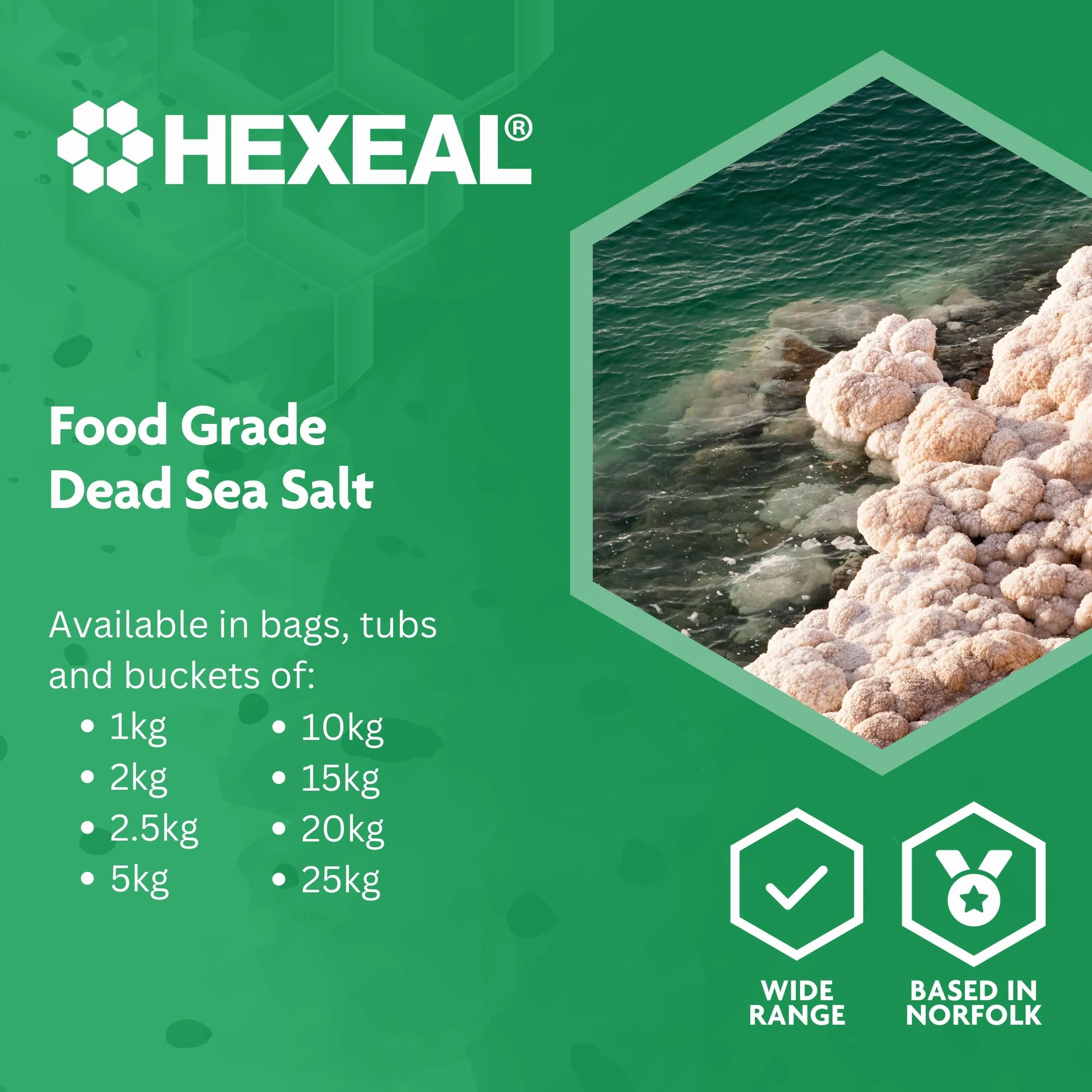Sels de bain de la mer Morte 25 kg Sac qualité alimentaire