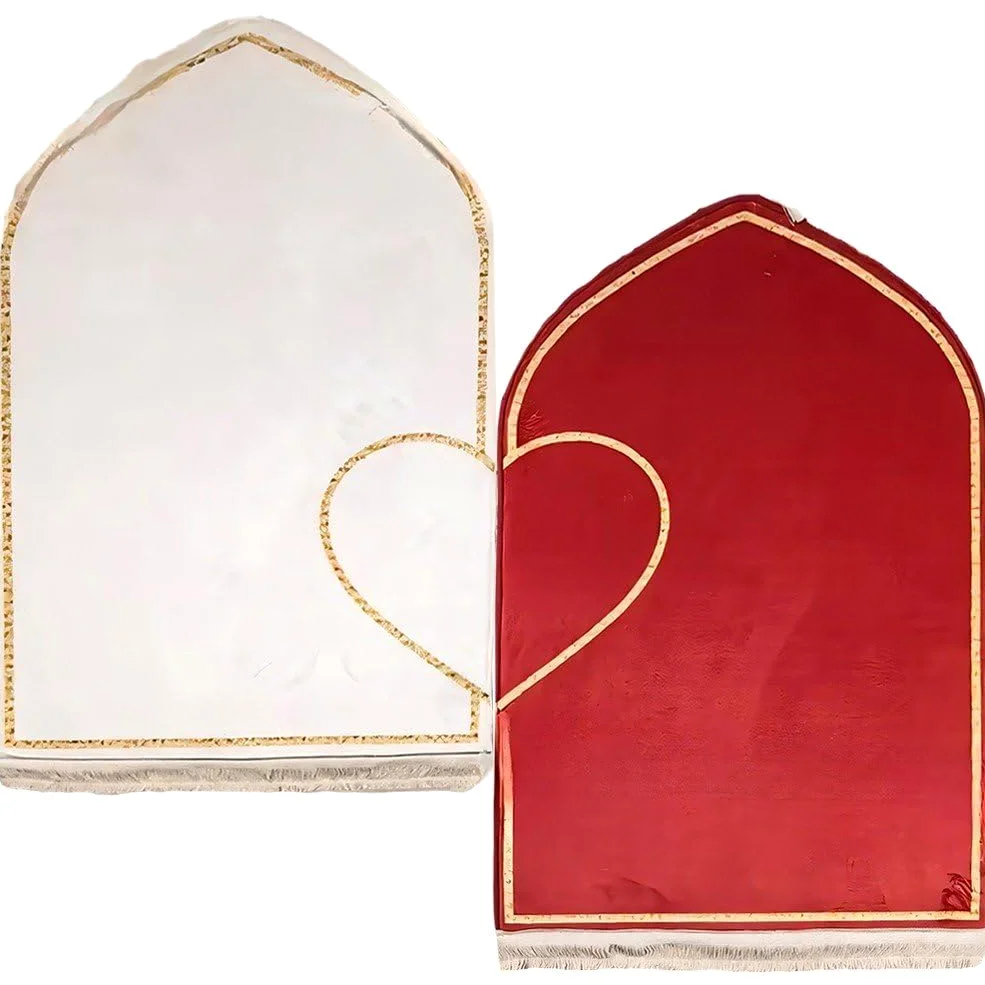 Dianzan Tapis De Culte Épais Imprimé pour Adultes, pour Chambre À Coucher, Tapis De Prière, pour Salon, Ensemble pour Couple