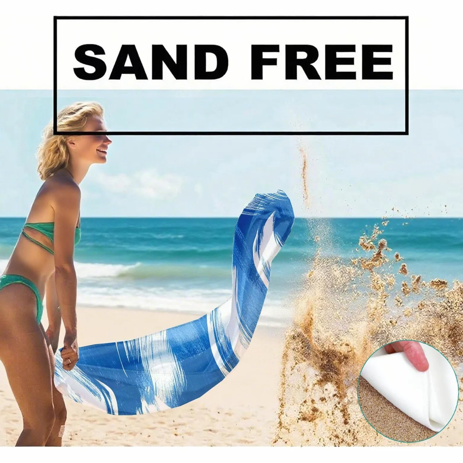 Serviette de Plage XXL 100x200 cm,Moderne Serviette Plage Microfibre avec Séchage Rapide, Anti-Sable, Absorbante Fonction Design pour Vacances Piscine Pique-Nique Voyages Yoga, Cadeau Femme Q-414