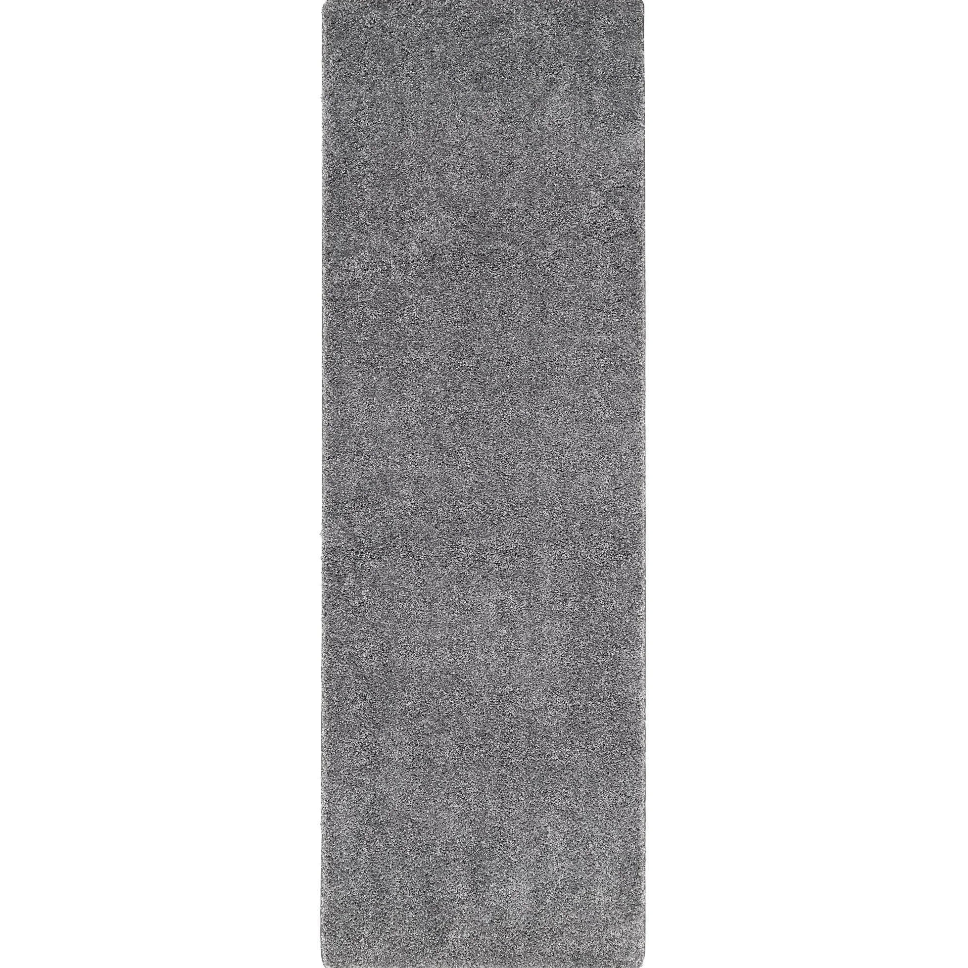 Tapis couloir shaggy Milano gris - 100% polypropylène, poil 43 mm, doux et facile à entretenir, sans substances nocives, idéal pour couloir, cuisine ou chambre, maison cosy, moderne et durable