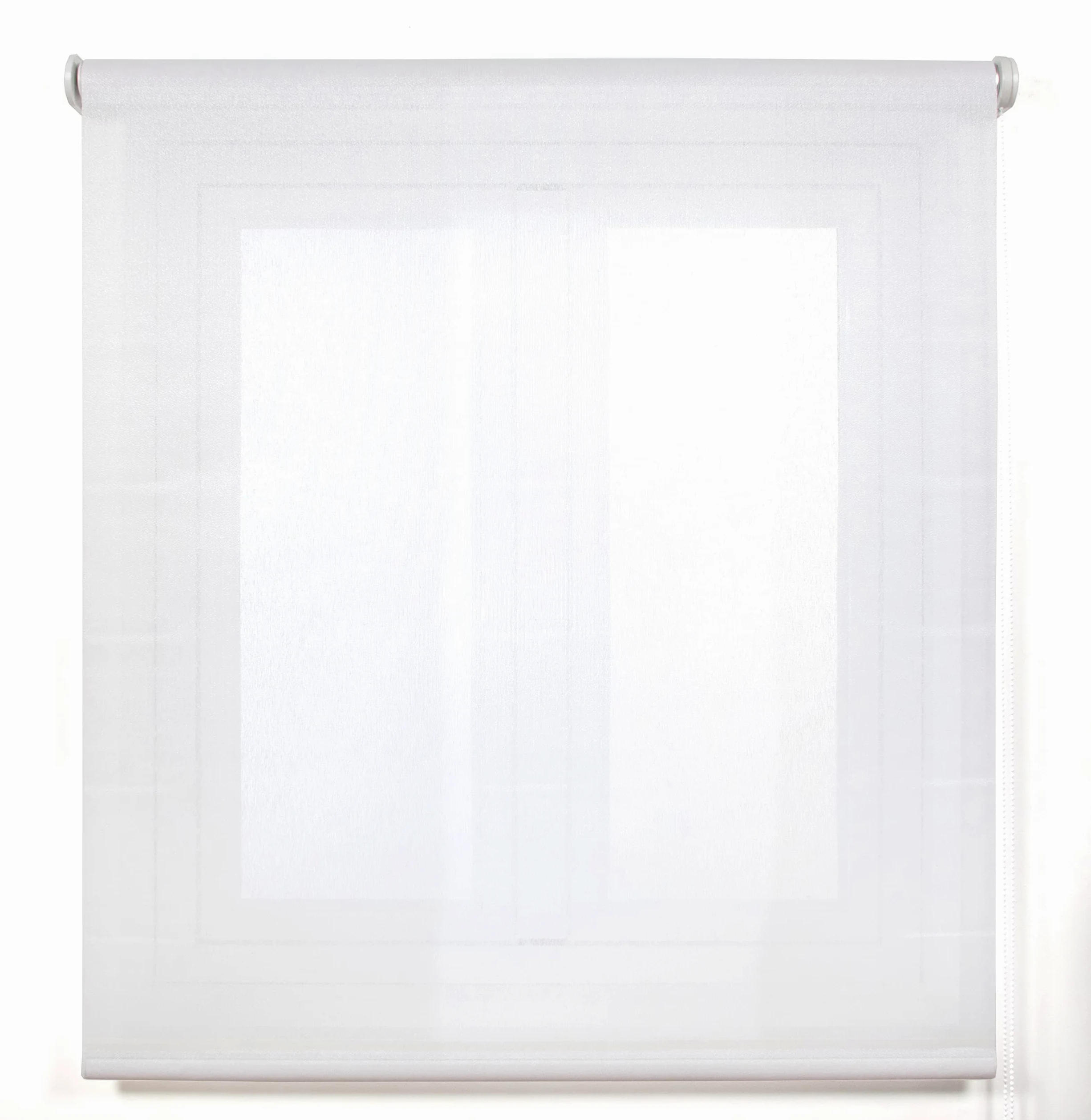 Blindecor Belmont Store Enrouleur Tissu translucide Blanc 150 x 270 cm