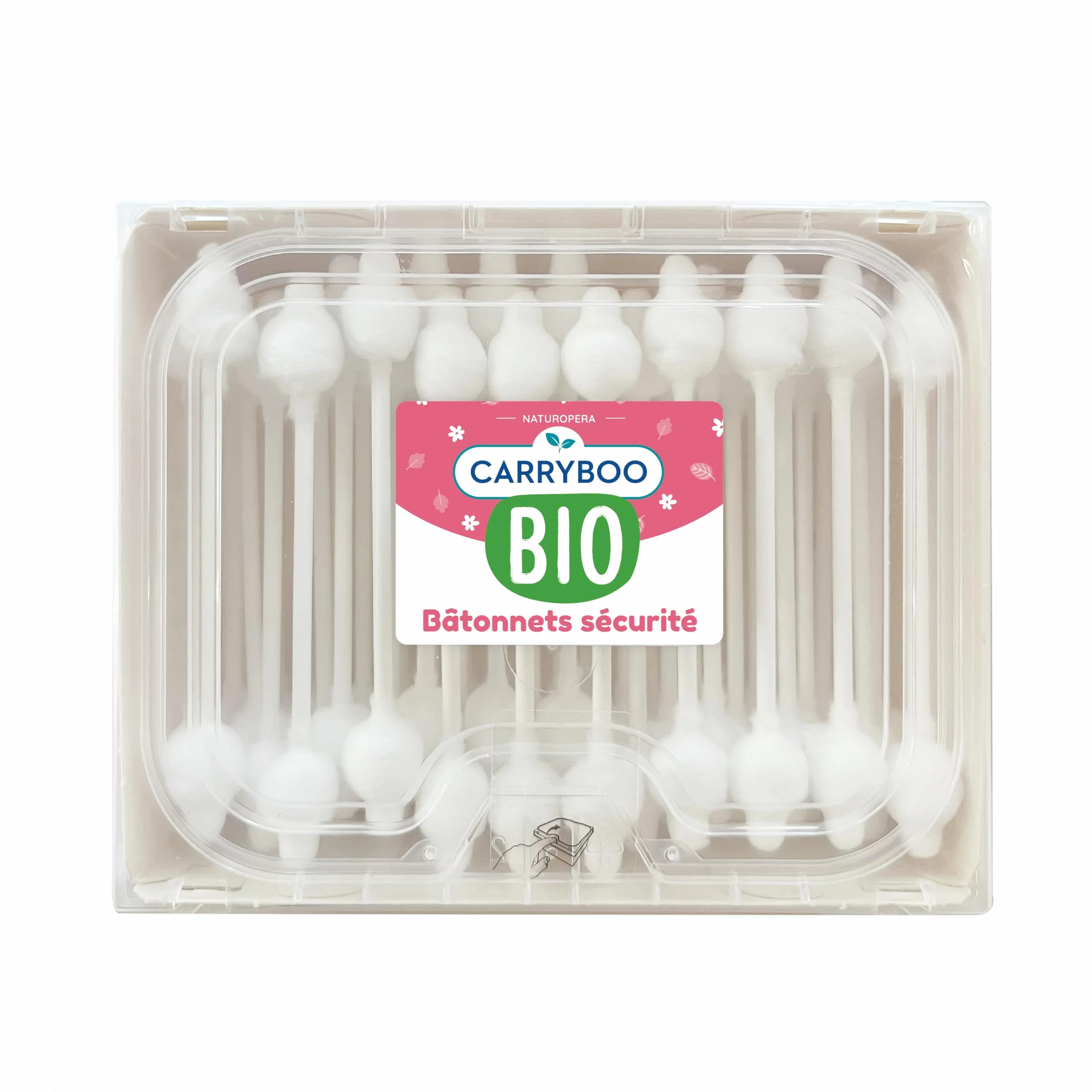 Bâtonnets Sécurité bébé Coton Bio Boite 50