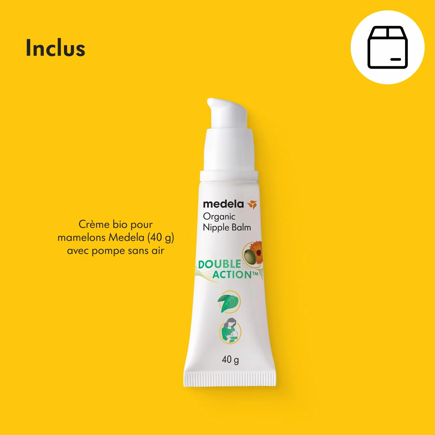 Medela Crème bio pour mamelons, soulage et nourrit, 40 g