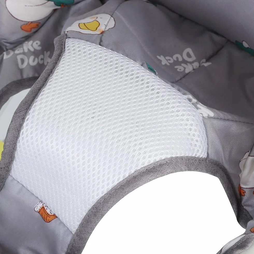 OHMG Trotteur Babywalker 5 en 1 Chariot d'éveil et de marche avec Fonction basculante Transat, Lumière, Musique, Table à manger Pliable