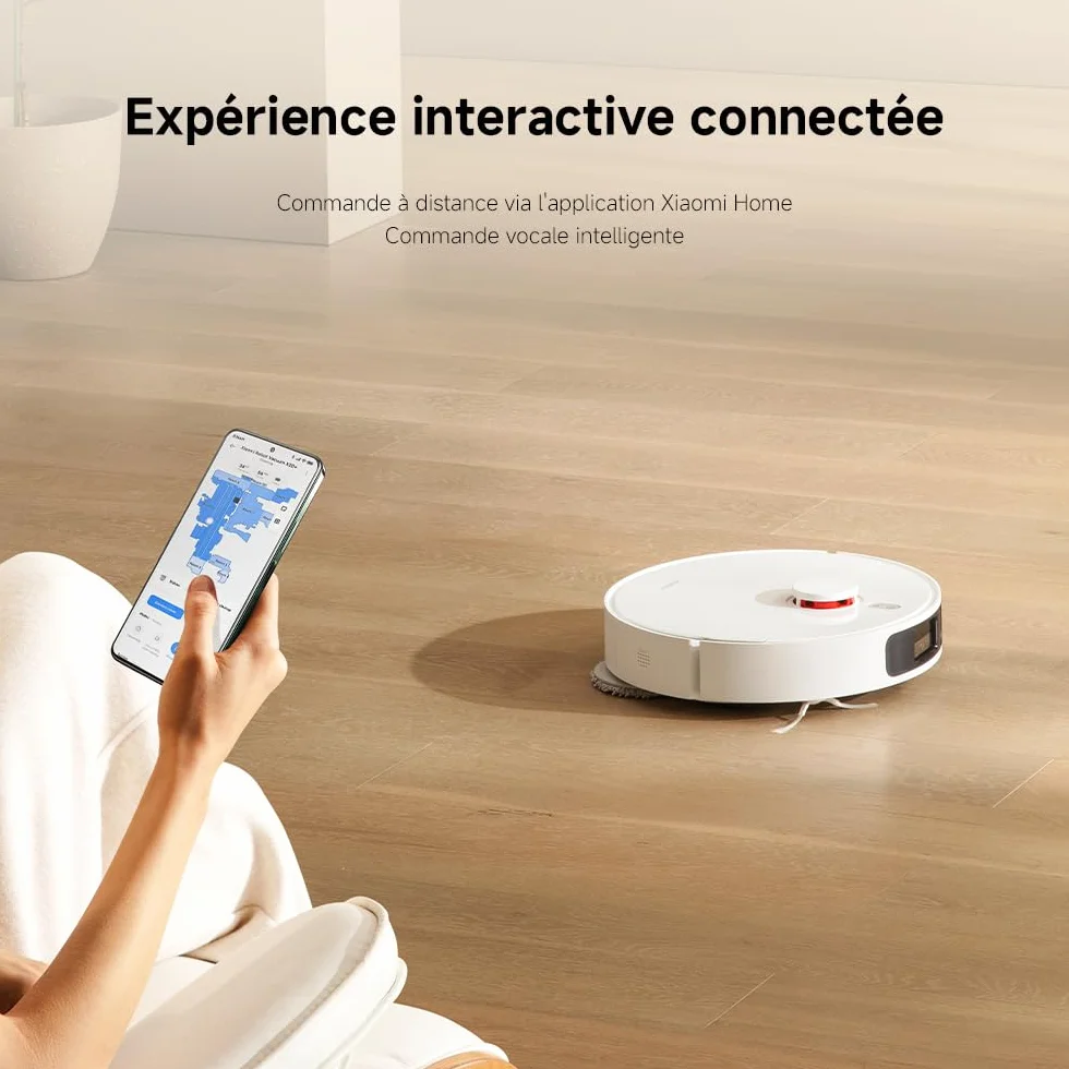 XIAOMI Robot Vacuum X20+ Station Tout-en-Un 6000 Pa Aspiration Lavage & Séchage Auto