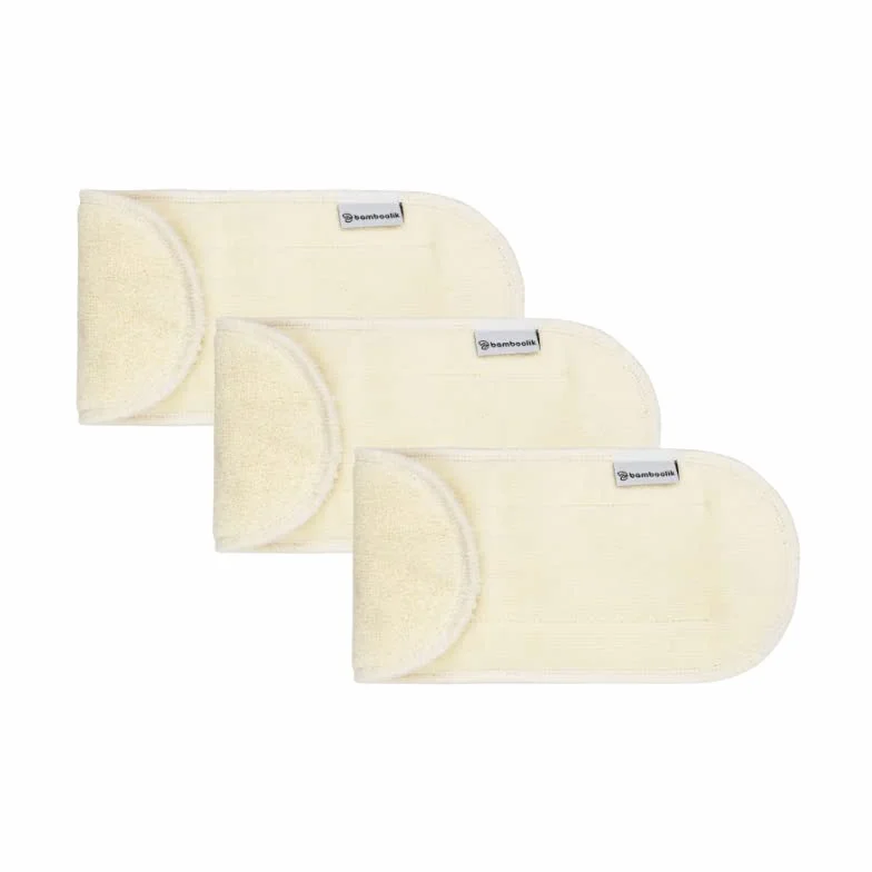 Lot de 3 inserts courts en coton bio