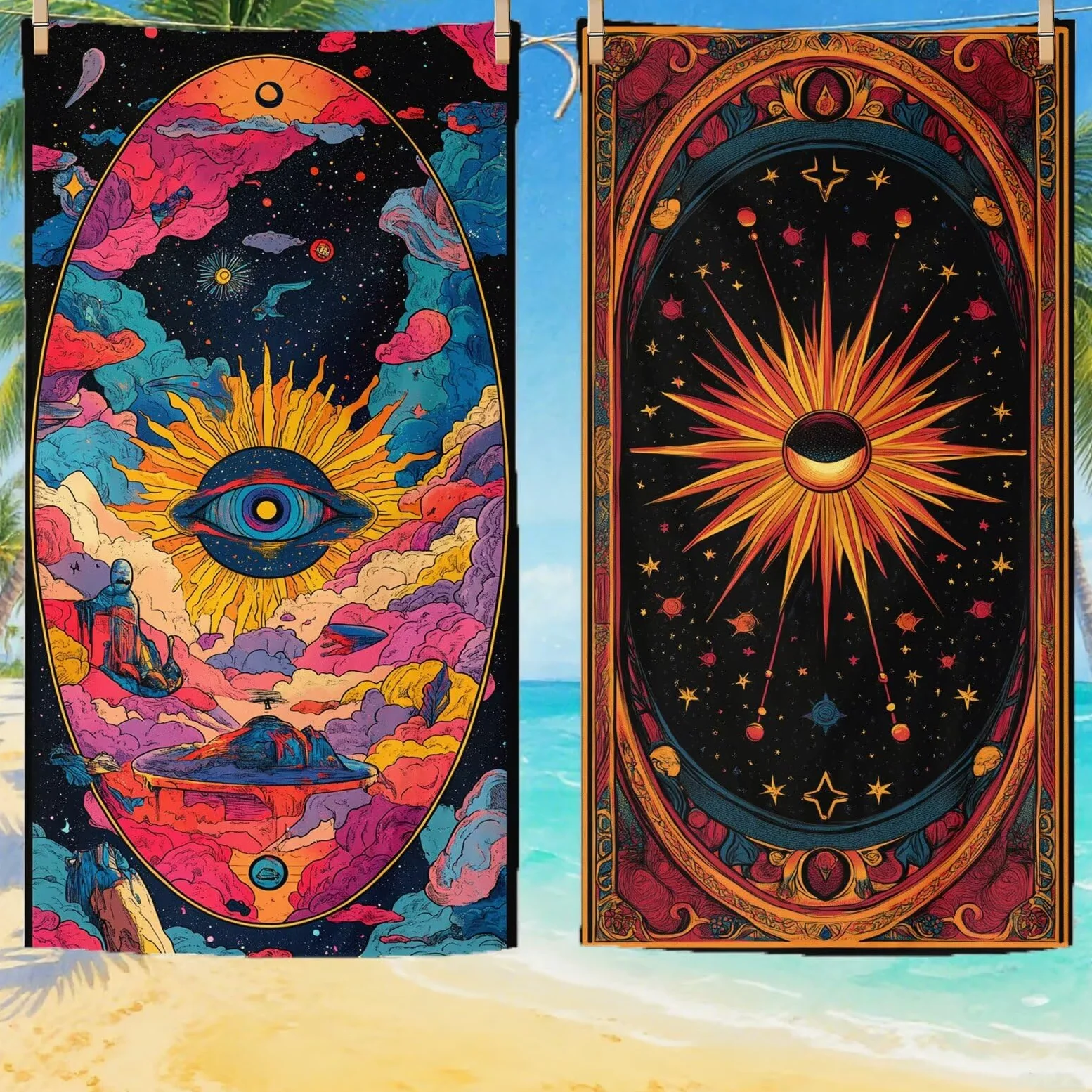 Serviette de Plage XXL 90x200,Abstrait Serviette Plage Microfibre avec Séchage Rapide, Anti-Sable, Absorbante Fonction Design pour Vacances Piscine Pique-Nique Voyages Yoga, Cadeau Femme Q-725
