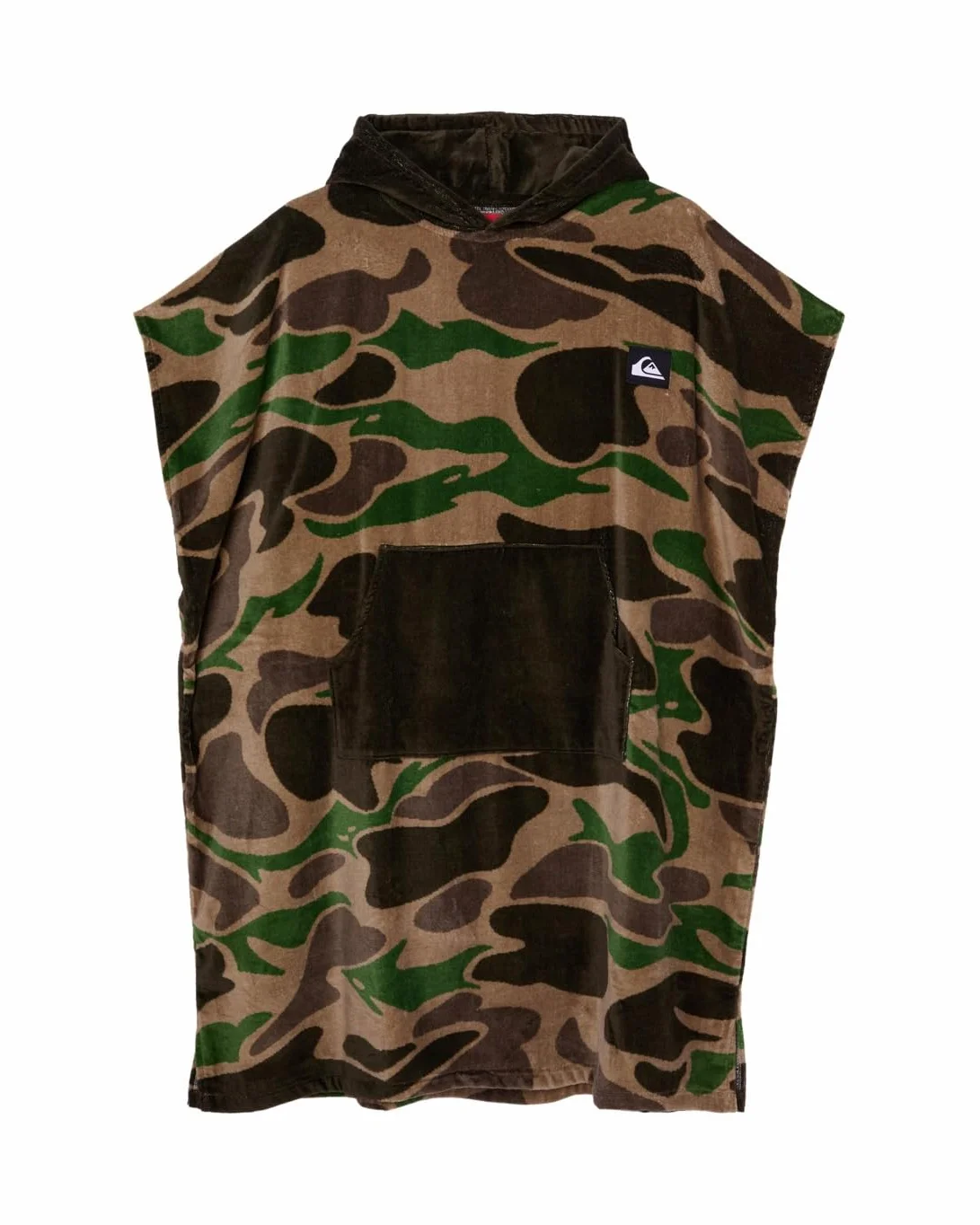 Quiksilver Poncho de Plage Hoody Towel Unisexe Marron