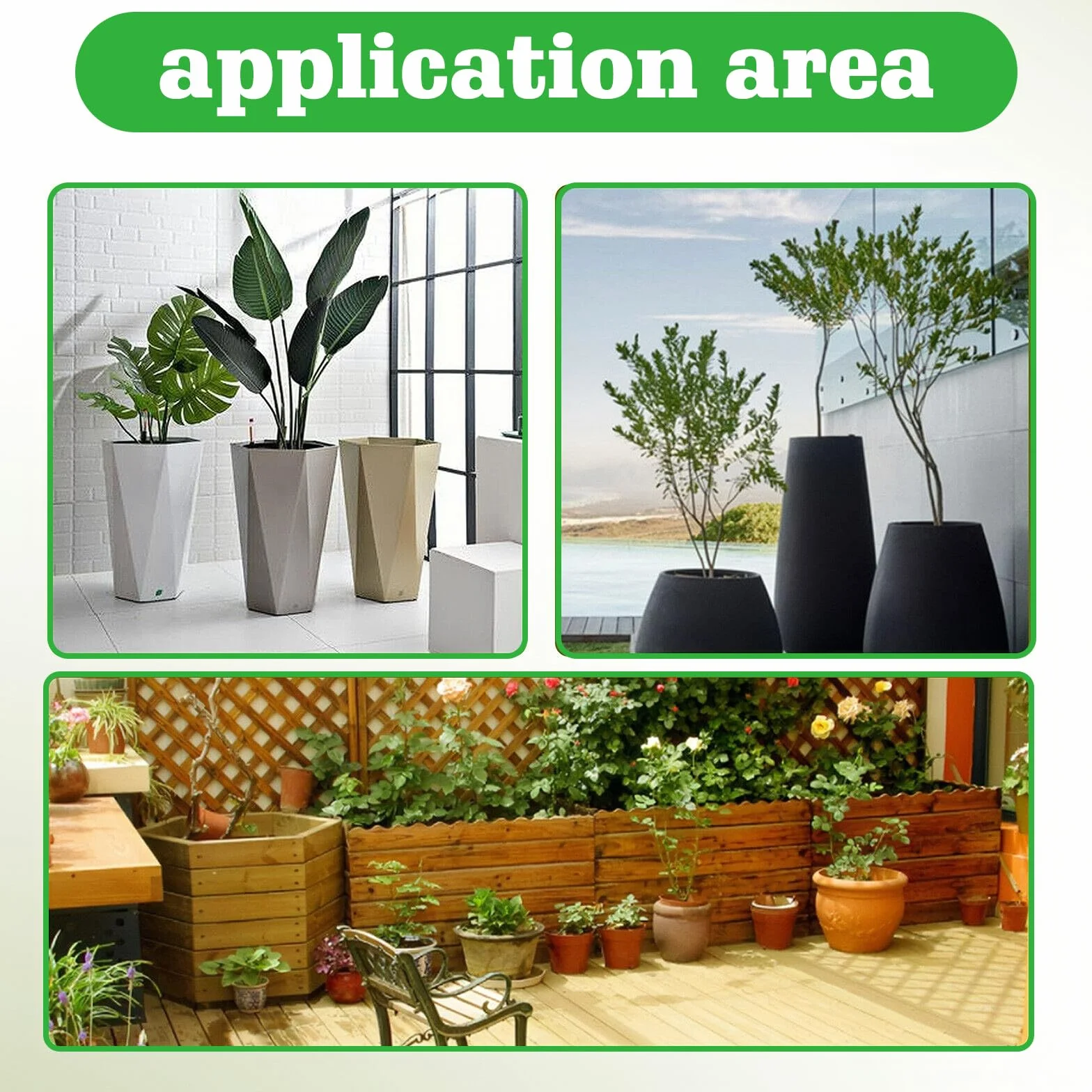 Lot de 6 grilles de protection rondes pour plantes 30 cm noir et marron