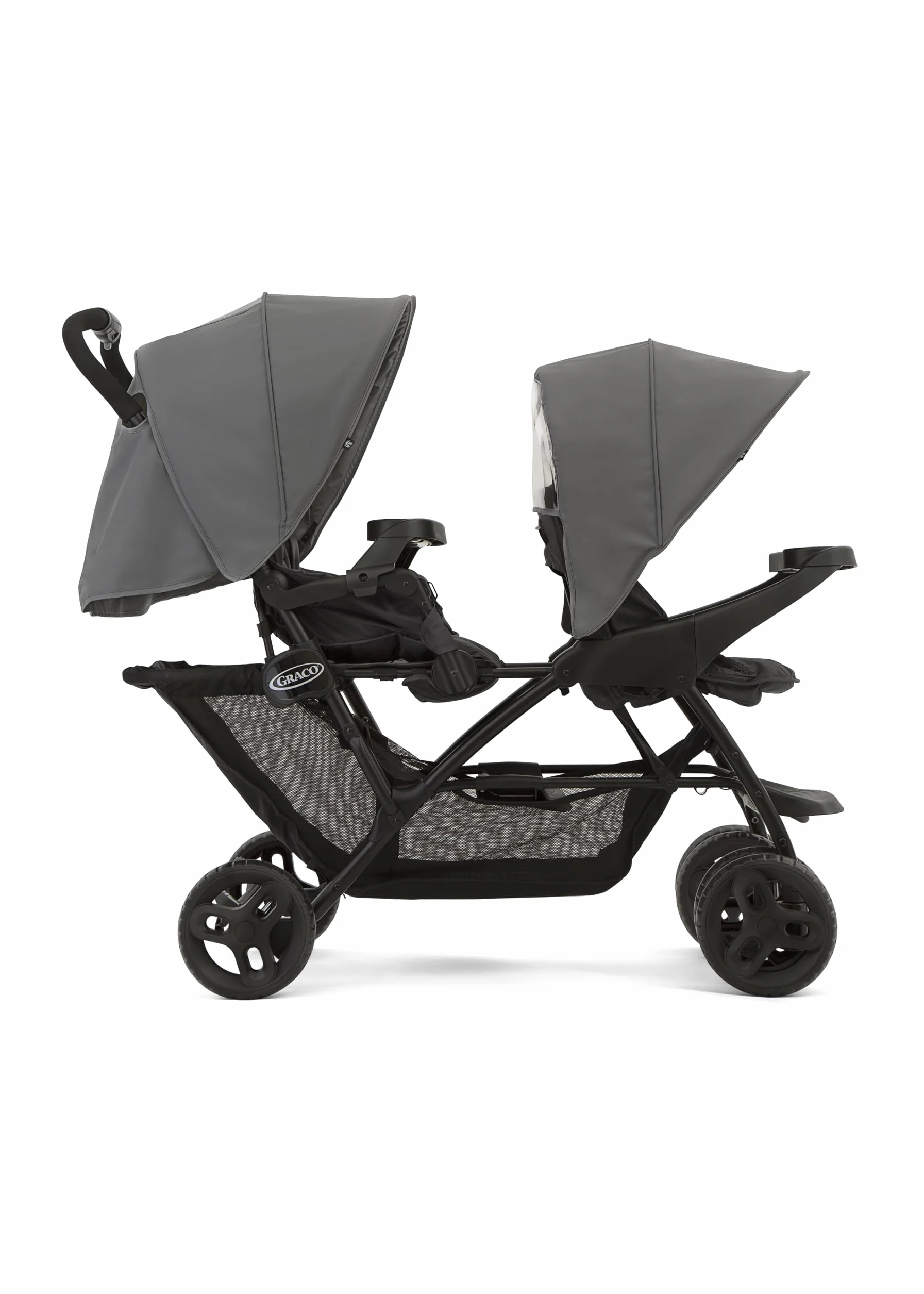 Graco Stadium Duo Poussette double 0-15 kg pliable Titanium