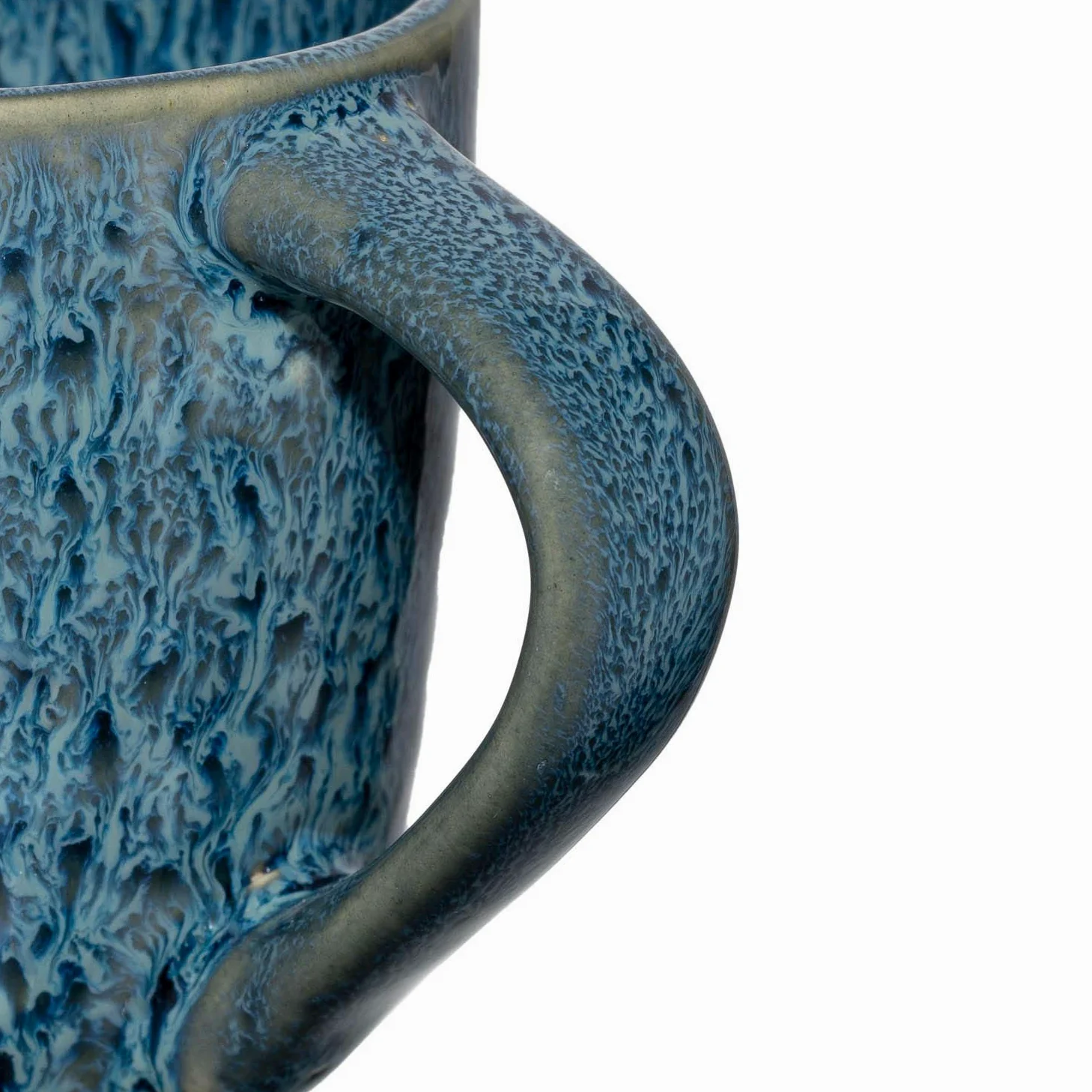LEONARDO HOME 018596 MATERA Lot de 4 tasses à expresso en céramique Bleu 90 ml