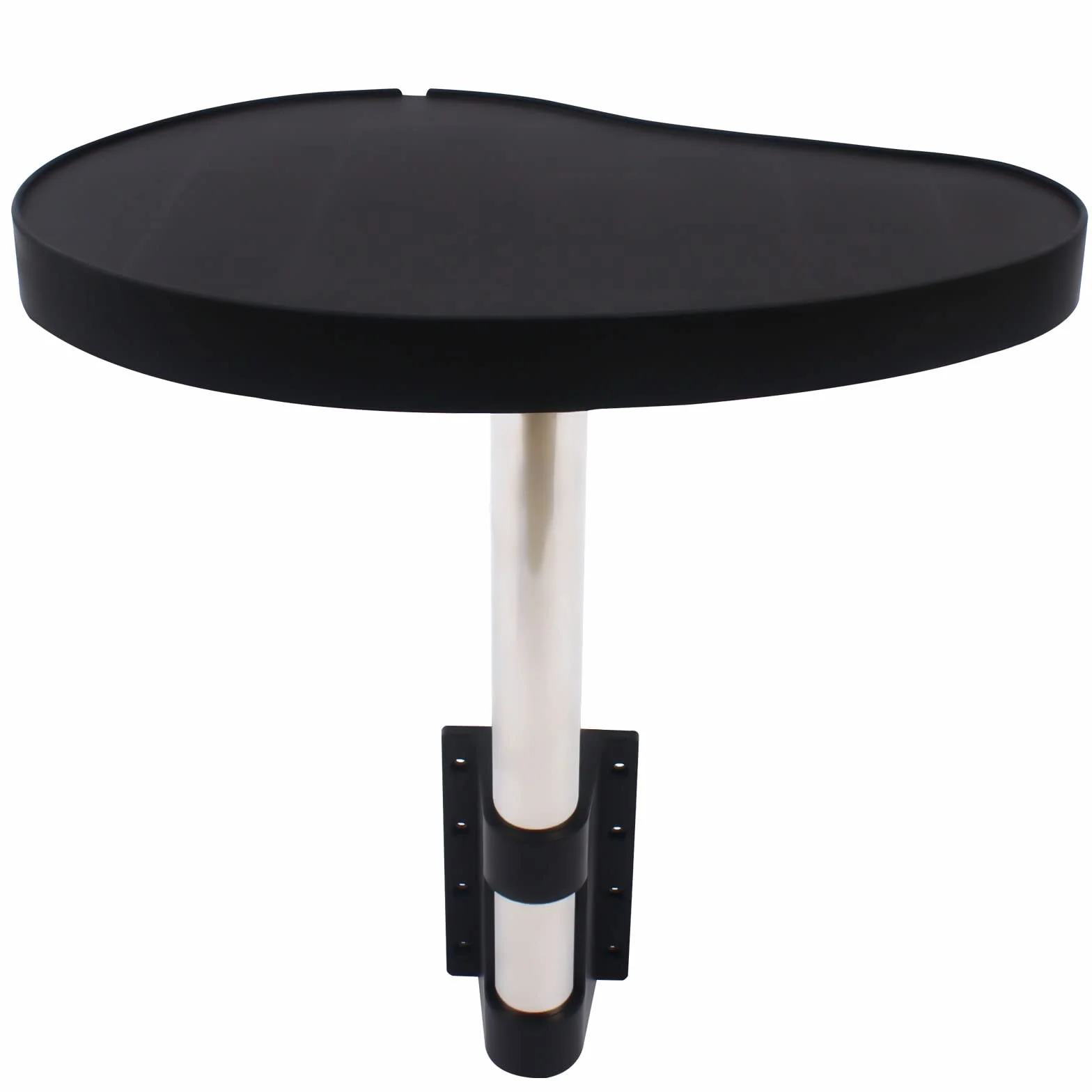 Plateau de spa noir rotatif 360° 59 x 37 x 53,5 cm pour baignoire piscine jacuzzi