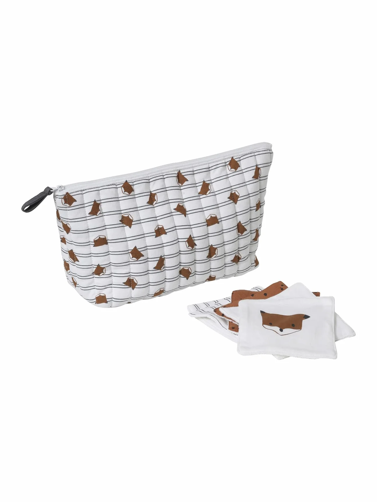 VERTBAUDET Lot de 6 lingettes lavables renard