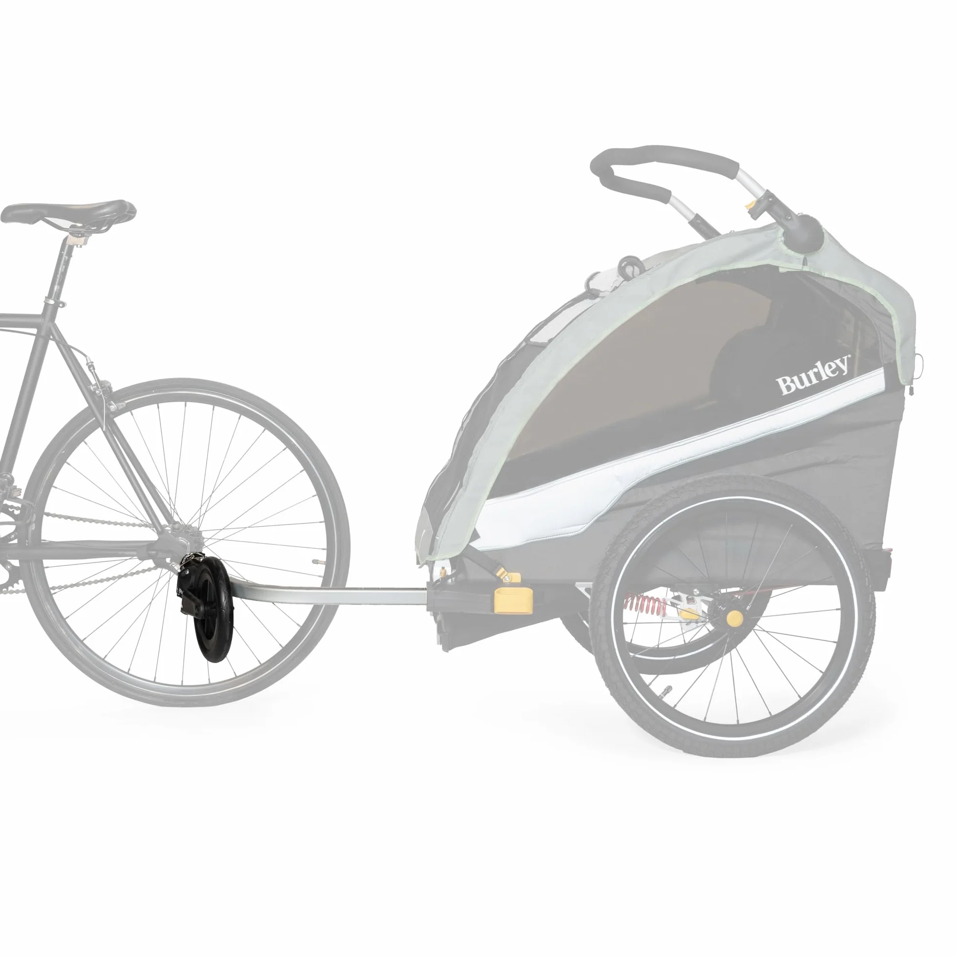Burley Stroller Kit One Wheel Trailer Black