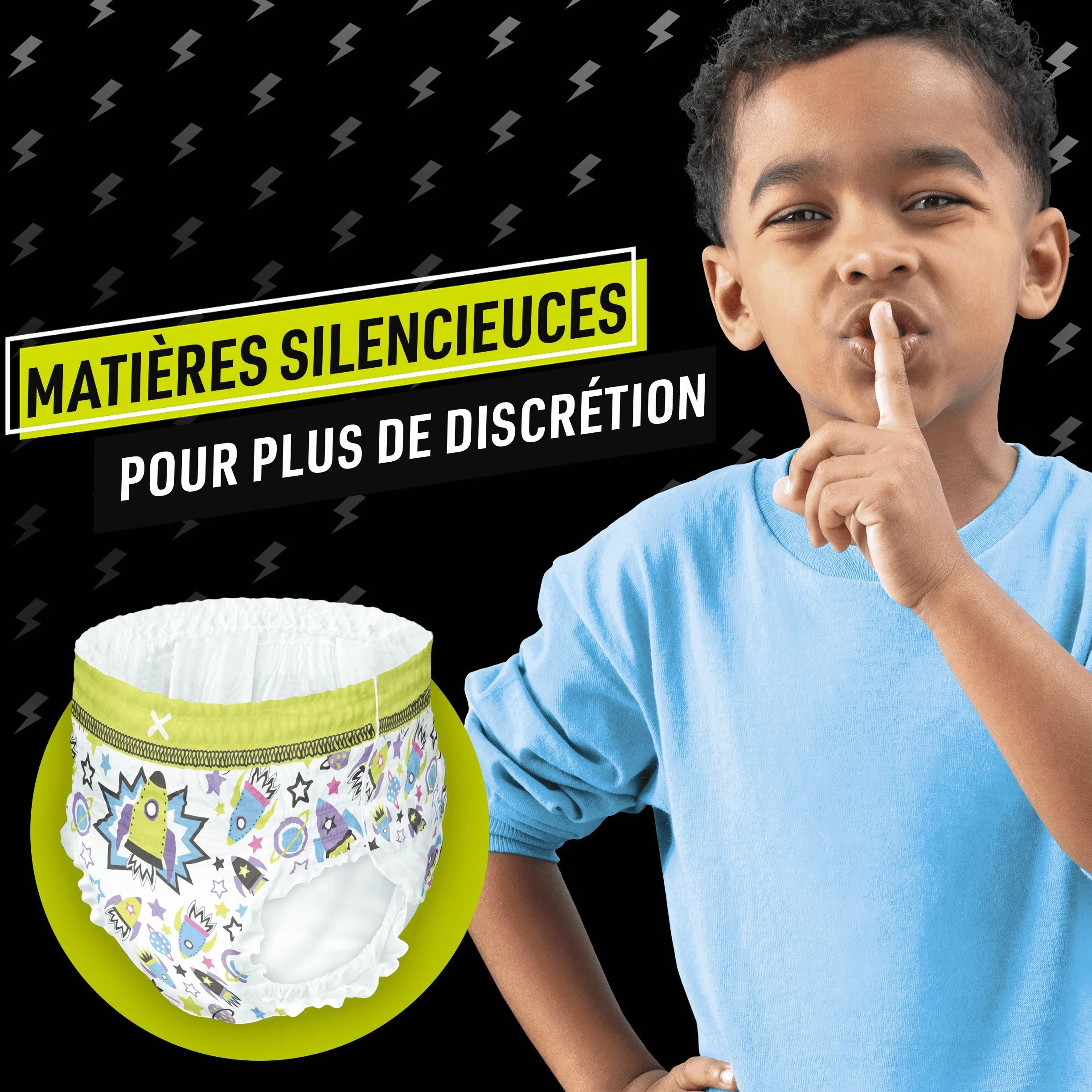 Pampers Ninjamas Pyjama Pants Garçon, 54 Sous-Vêtements de nuit Absorbants, 8-12 Ans, 27-43kg, Protection Maximale Contre Les Fuites