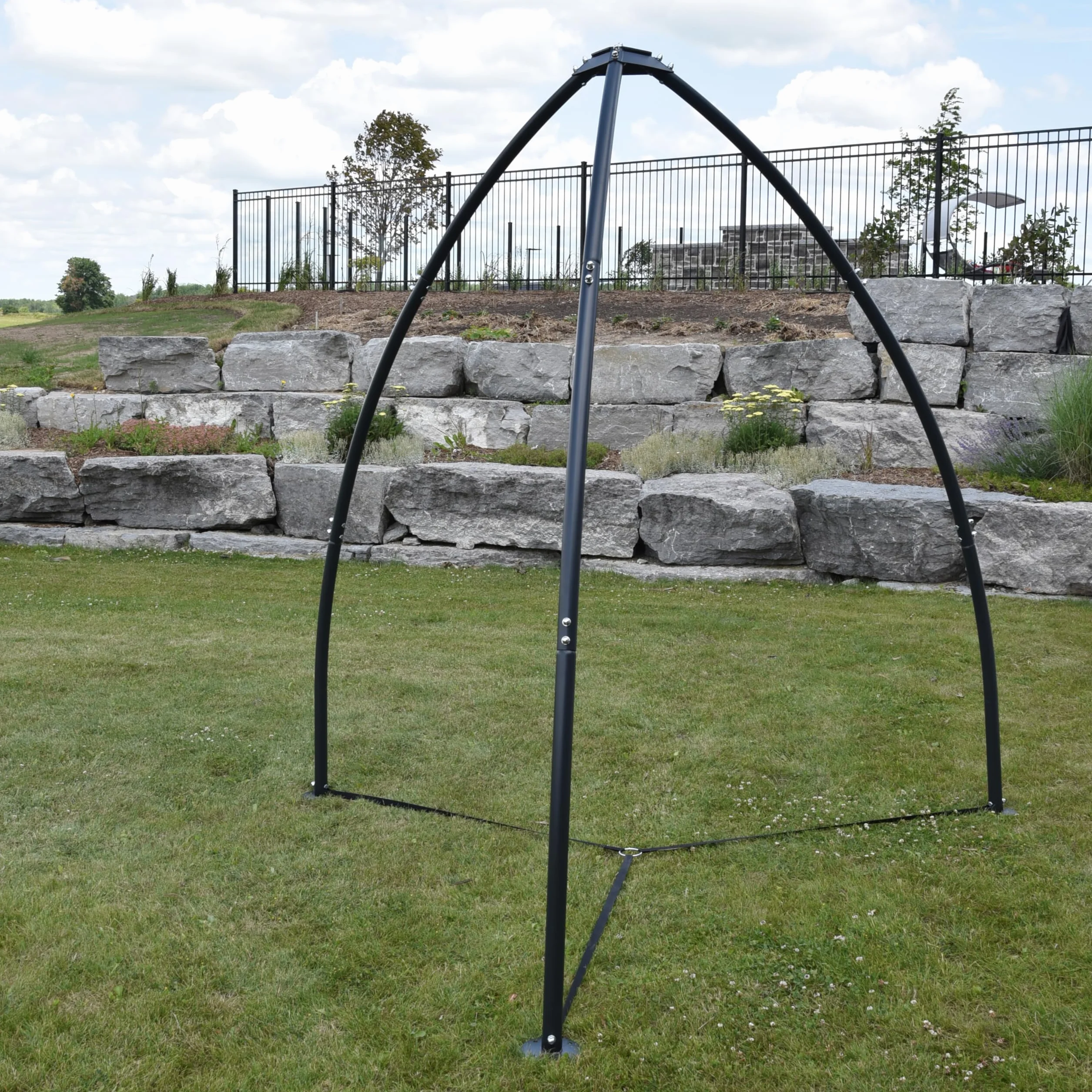 Vivere Tripod Hanging Chair Stand 102x102x101 Charbon
