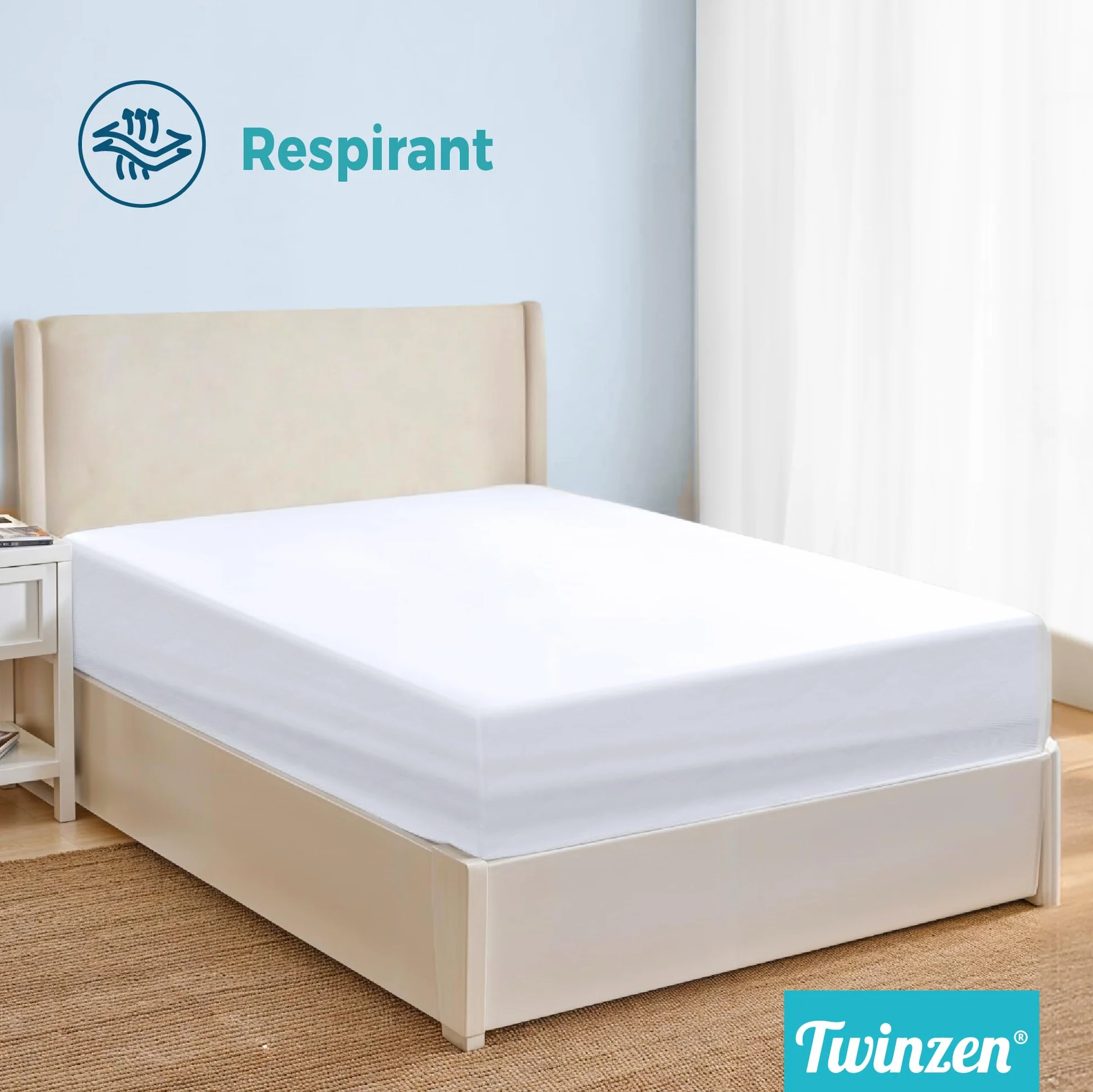 Protege Matelas 160x200 Imperméable Respirant Alèse Protection