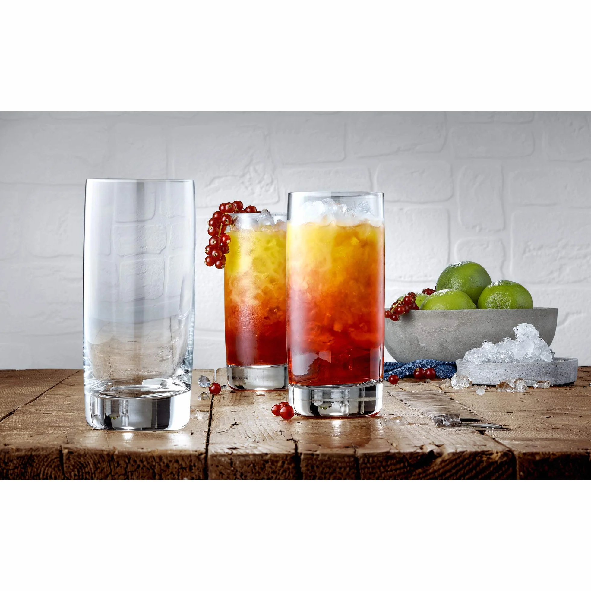 WMF Easy Lot de 6 verres à long drink, verre à cocktail 350 ml, verre en cristal, passe au lave-vaisselle, incassable
