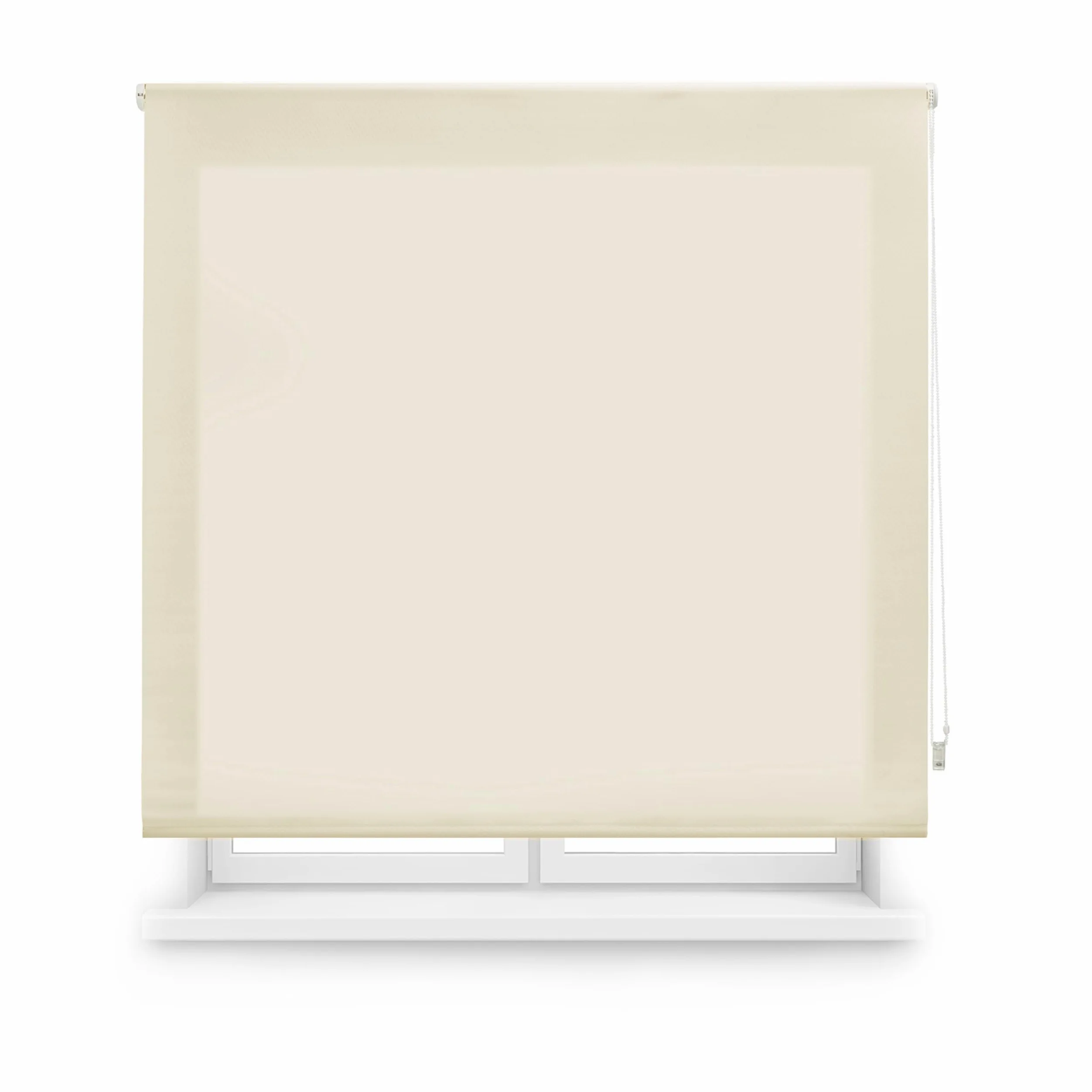 Blindecor Store Enrouleur translucide sur Mesure Store Enrouleur sur Mesure Beige 85 x 250 cm Dimensions du Tissu 82 x 245 cm