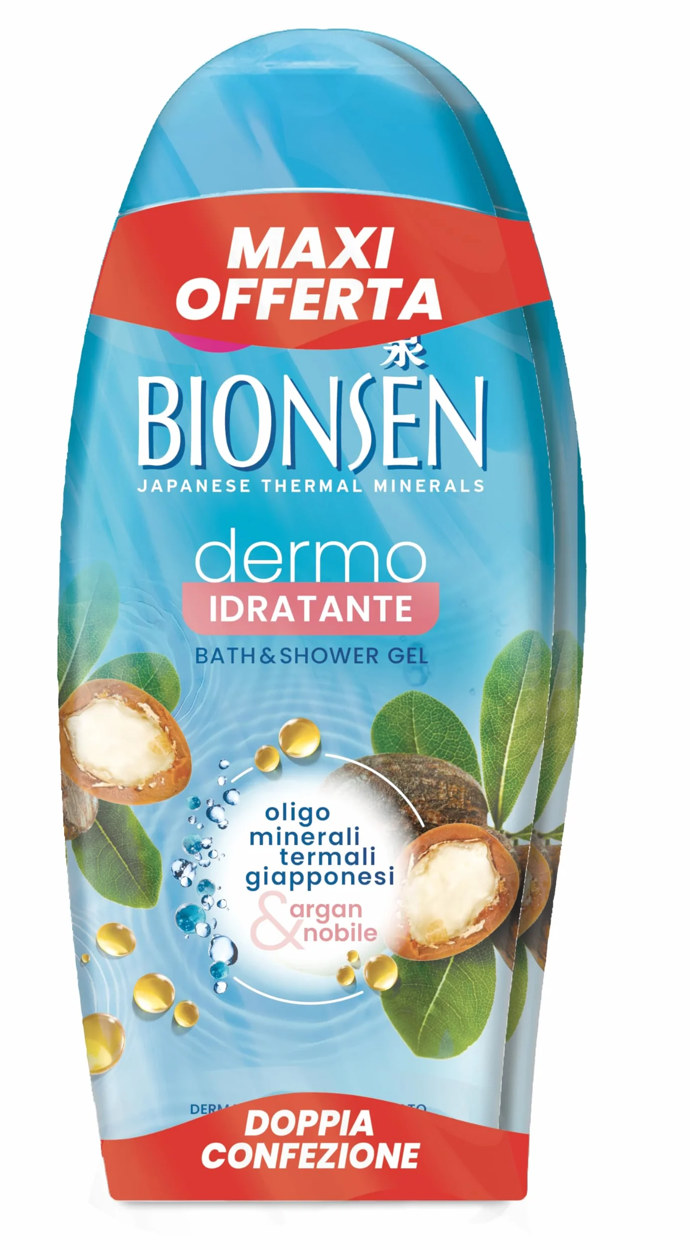 Bionsen Bipack Bain de douche déshydratant 650 ml x2