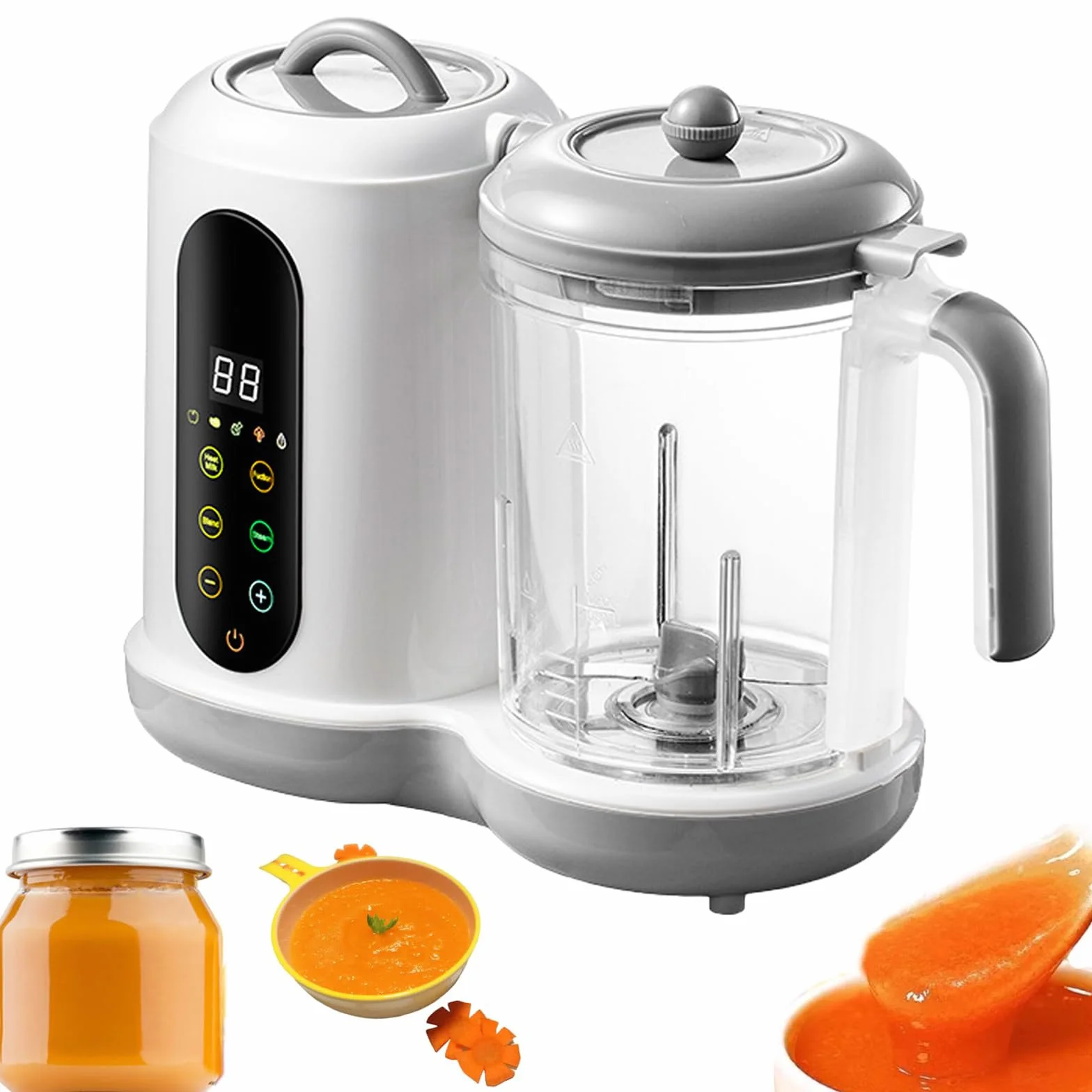 Machine à purée 4 en 1 pour bébé, autonettoyante, sans BPA