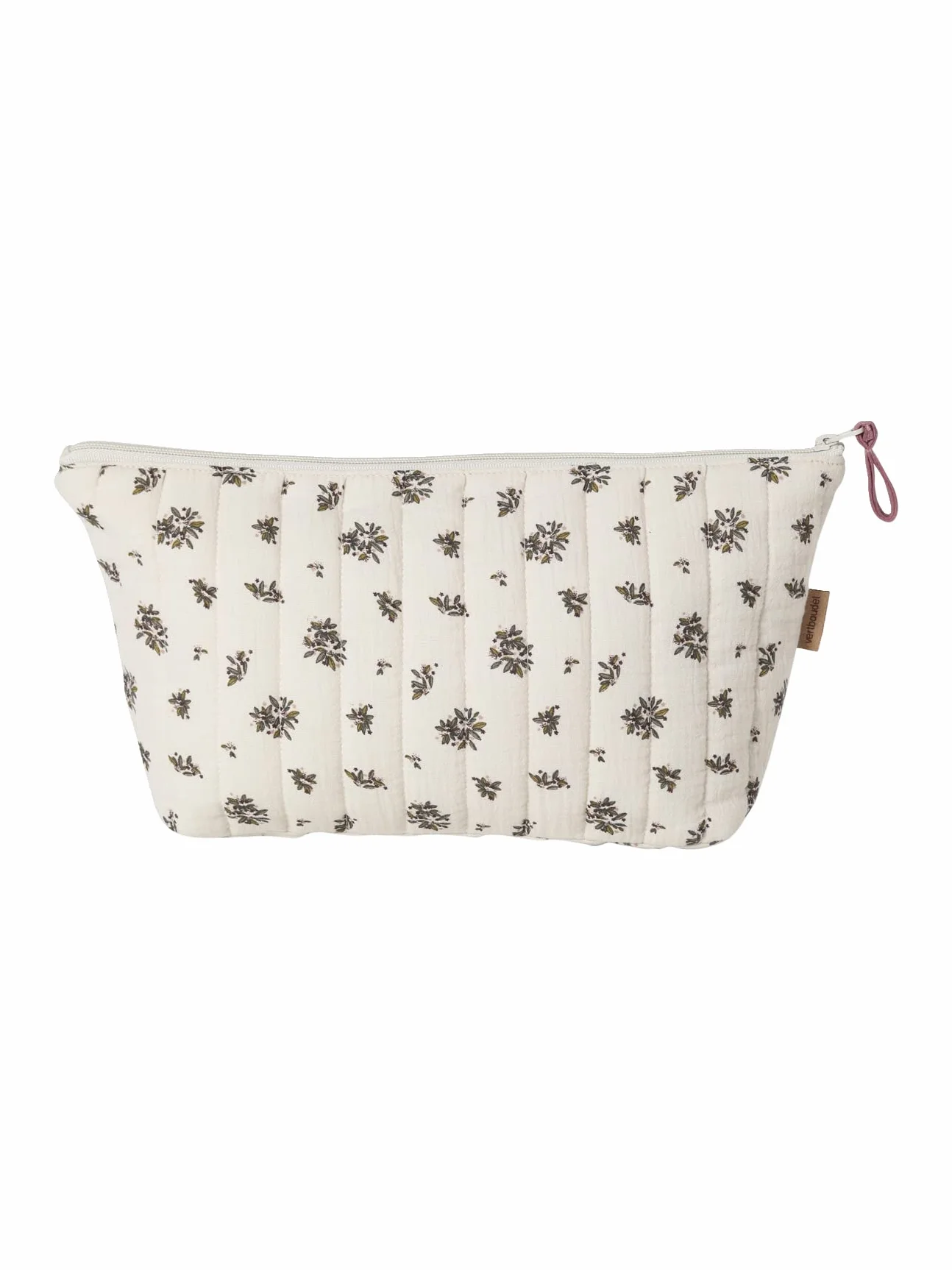 VERTBAUDET Trousse de toilette enfant gaze coton imprimé fleurs