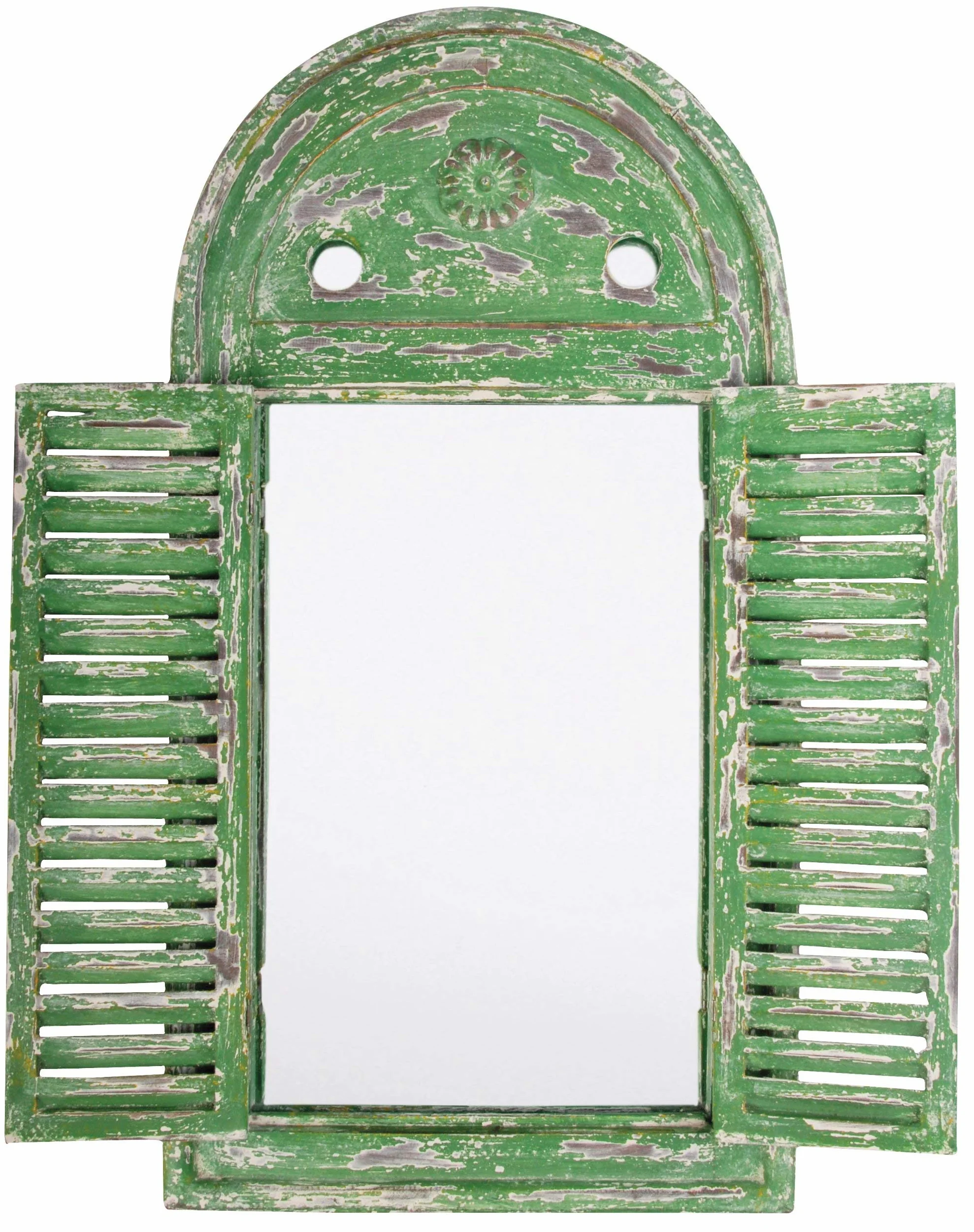 Esschert WD13 – Miroir Mural avec Portes, 39 x 55 cm Vert