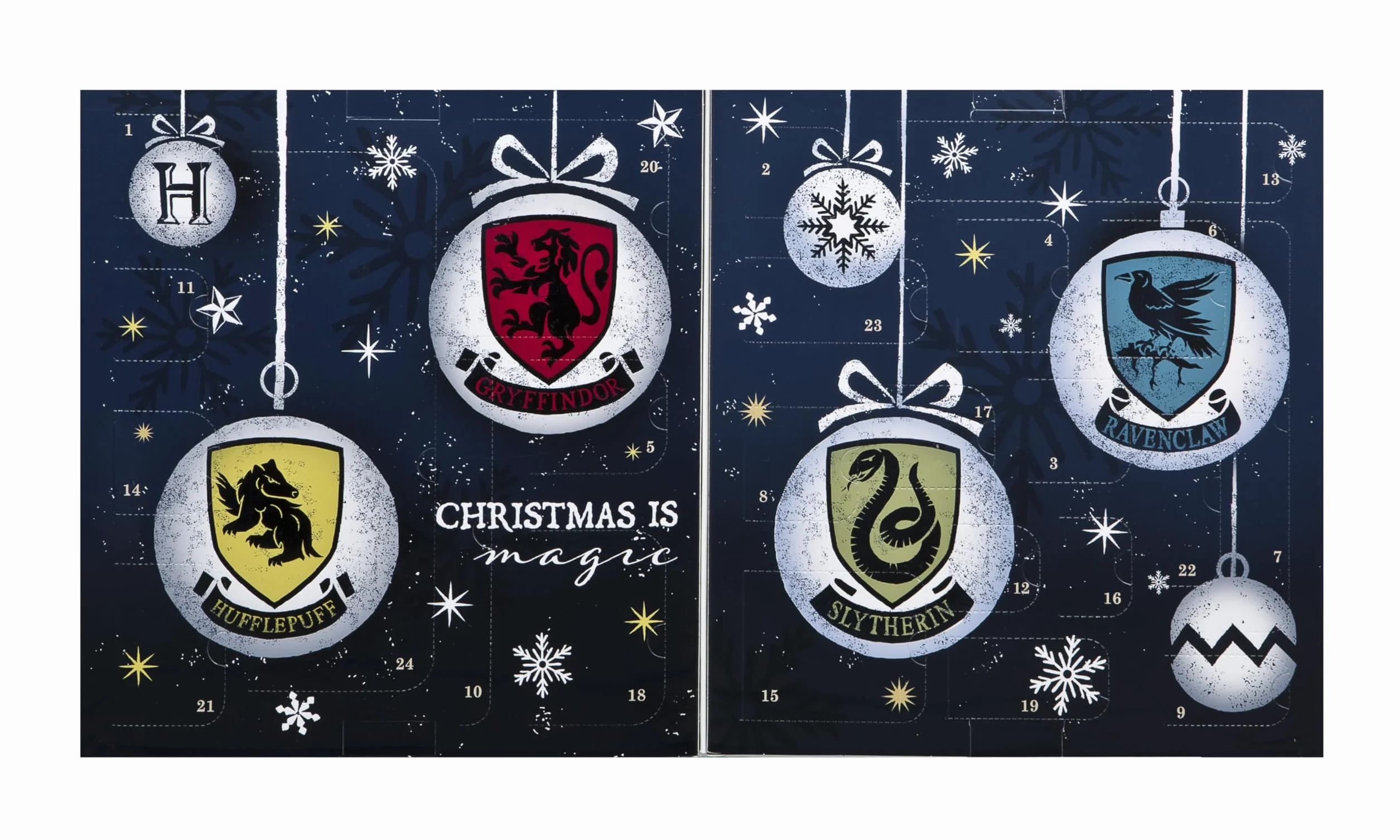 Undercover Calendrier de l’Avent Harry Potter - Boîte pliable avec ruban - 24 surprises créatives - Cadeaux