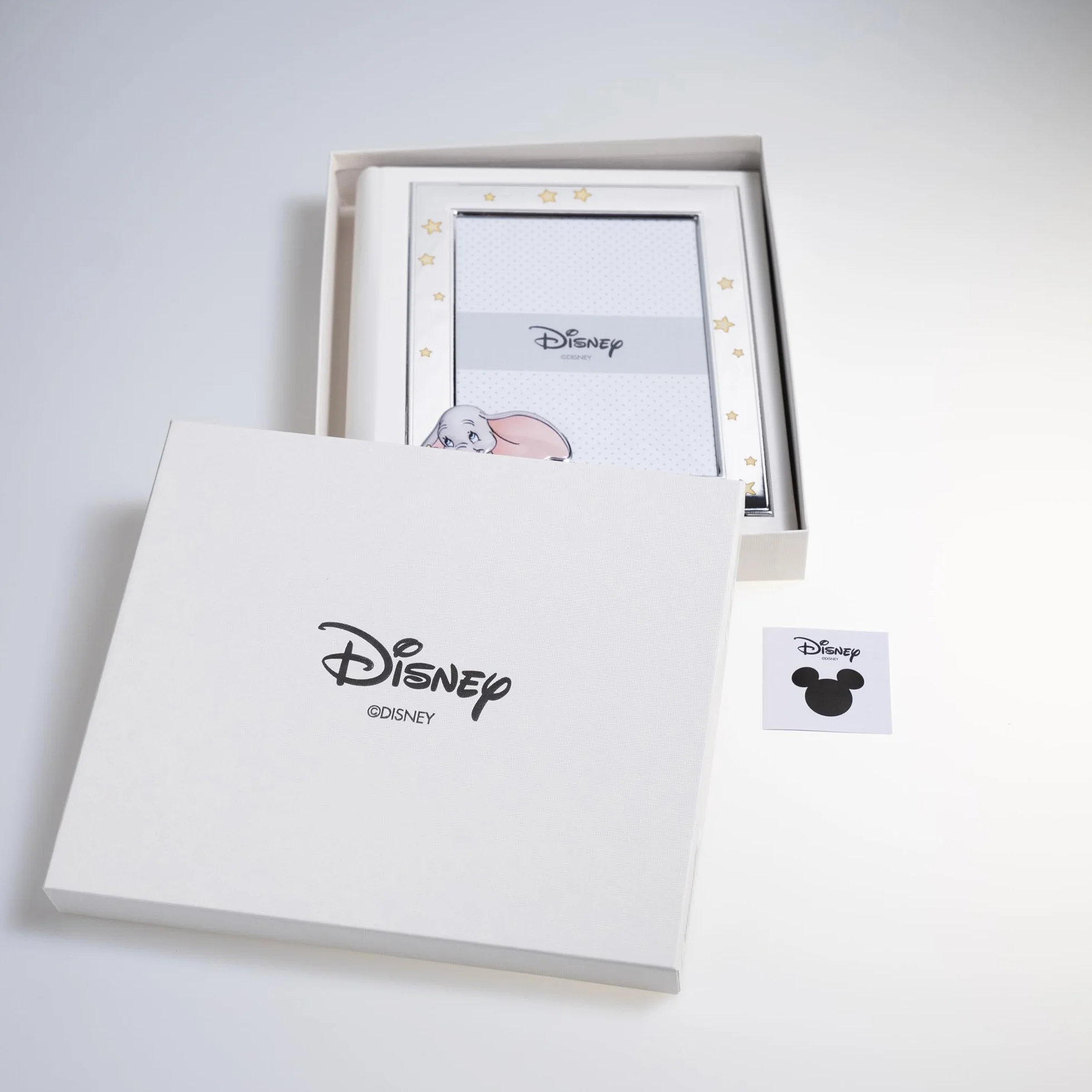 VALENTI & CO. Disney Baby Dumbo Album photo argent cadeau baptême bébé anniversaire