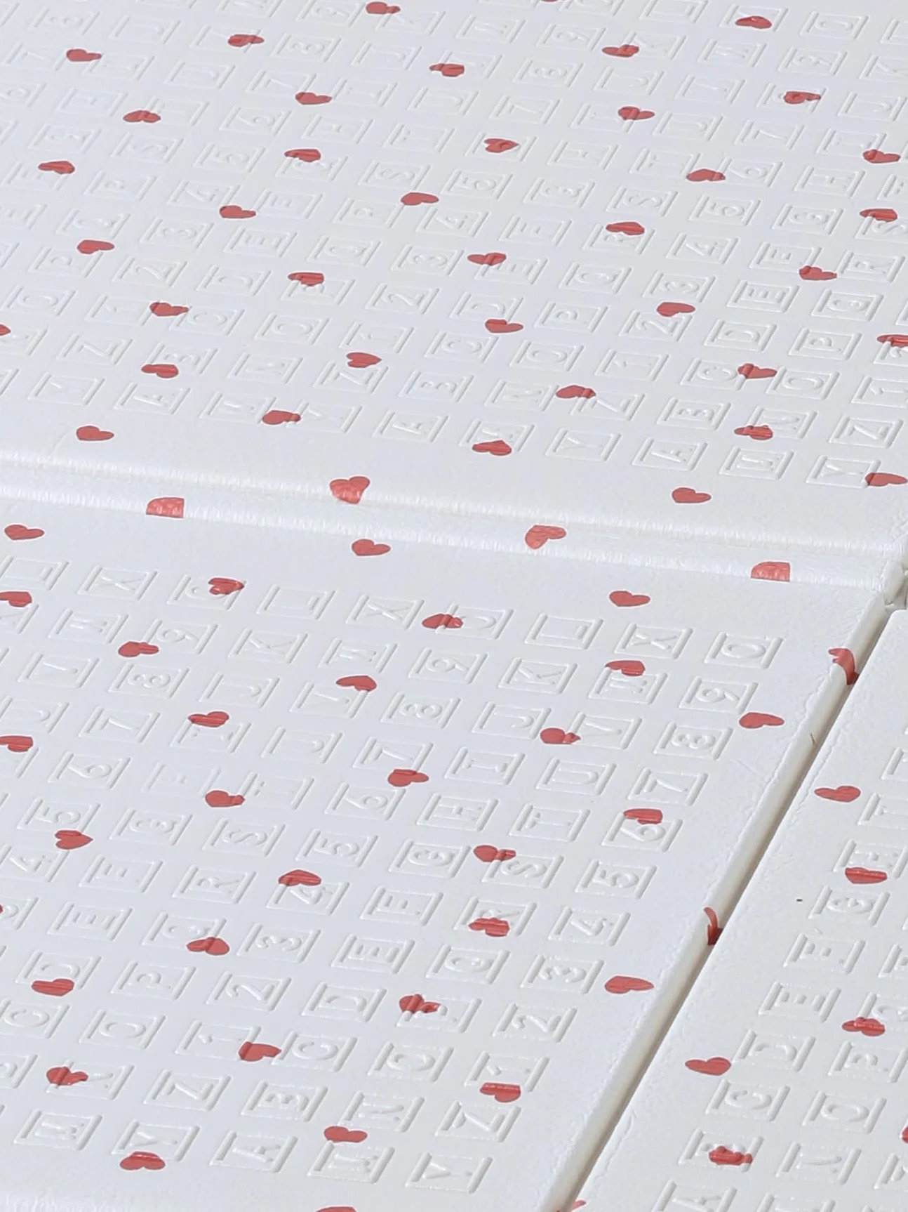 VERTBAUDET Grand tapis d'activités pliable Petit cœur
