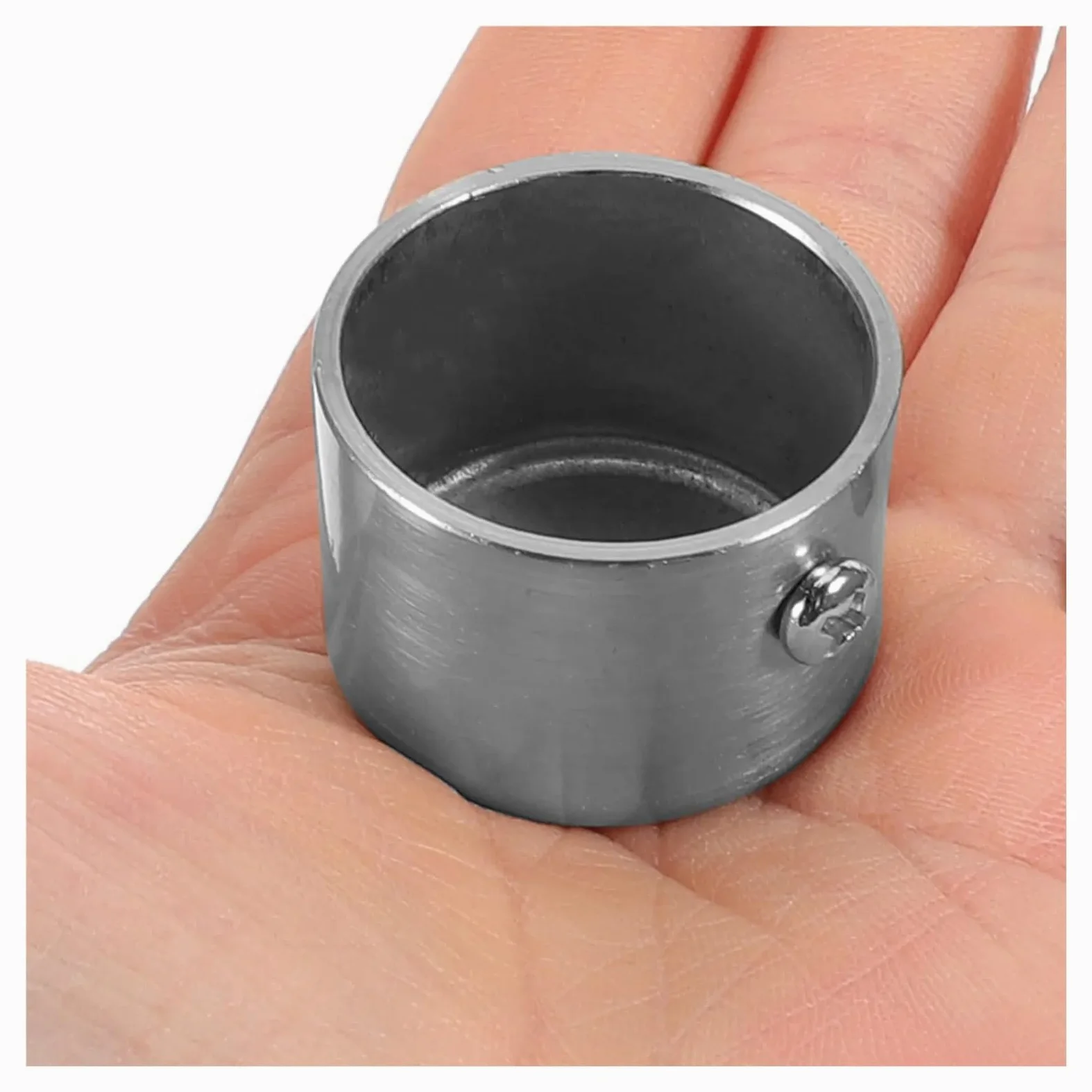 Lot de 6 embouts de tringle à rideaux en alliage - Décoration en métal pour tringles à rideaux