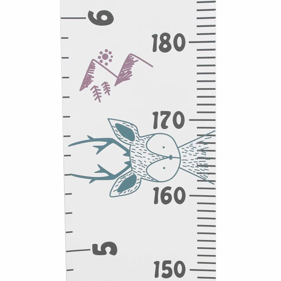 Toise de Mesure Enfant Murale à Suspendre, Règle de Croissance, Diagramme Hauteur pour Fille Garçon Décoration