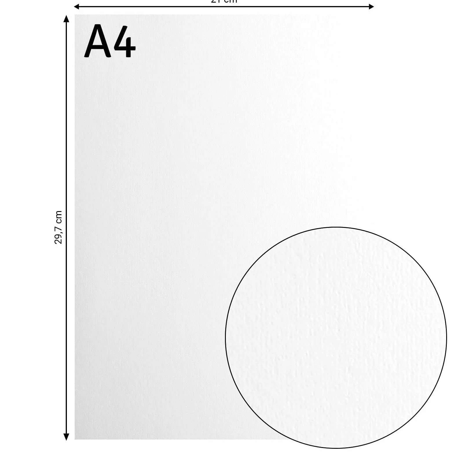 Florence Papier Cartonné Blanc Lisse A4 216 g/m² 10 Feuilles pour Scrapbooking