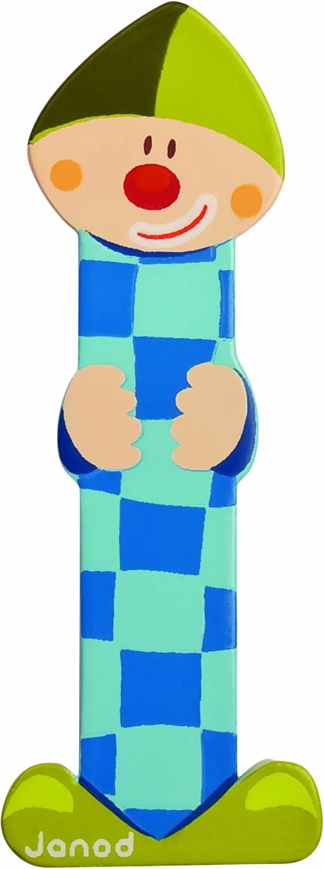 Janod J04550 Wooden Clown Letter Multicolour
